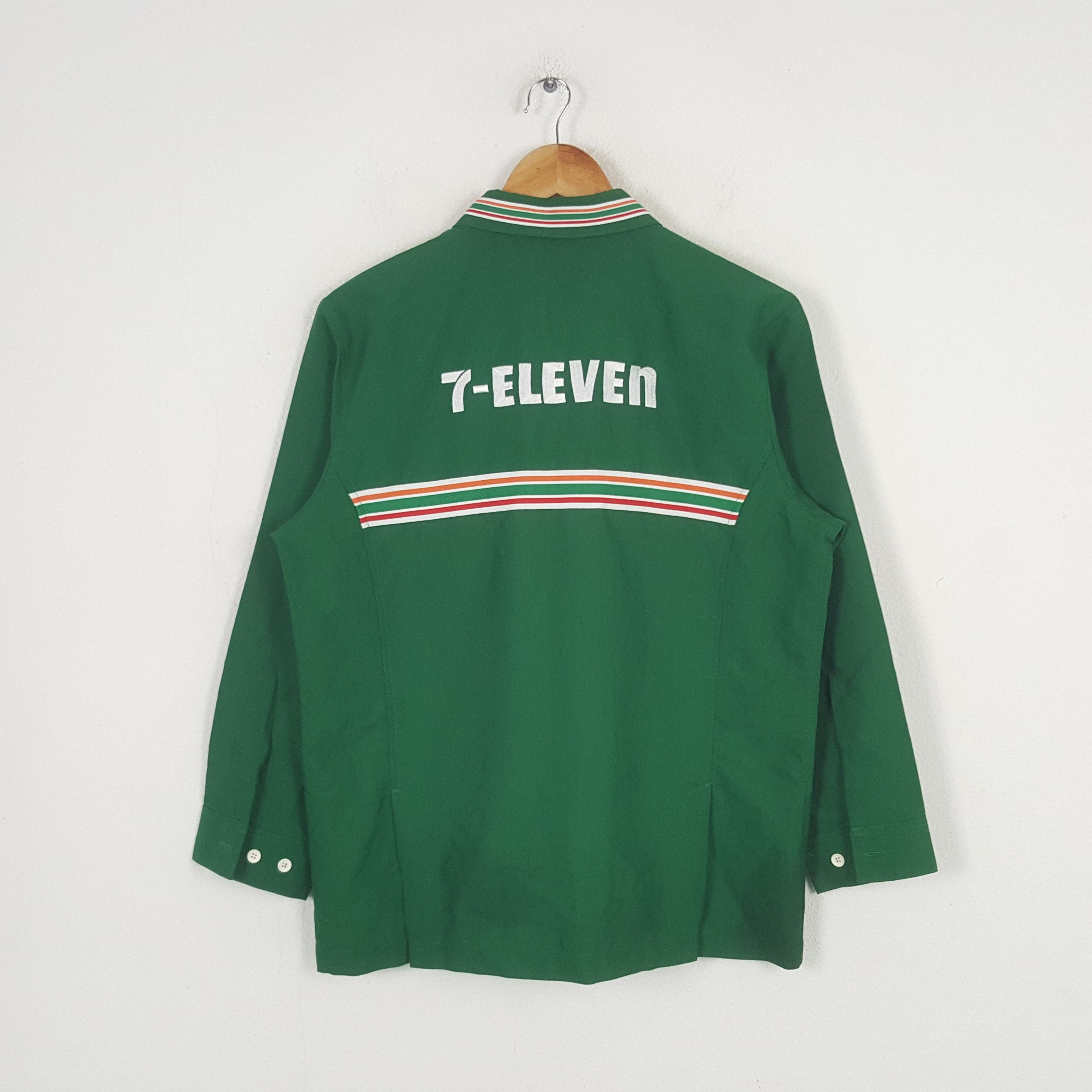 Japanese Brand × Vintage Vintage 7 Eleven Jacket Japanese Brand Staff C285N7 Size US M / EU 48-50 / 2 - 1 Thumbnail