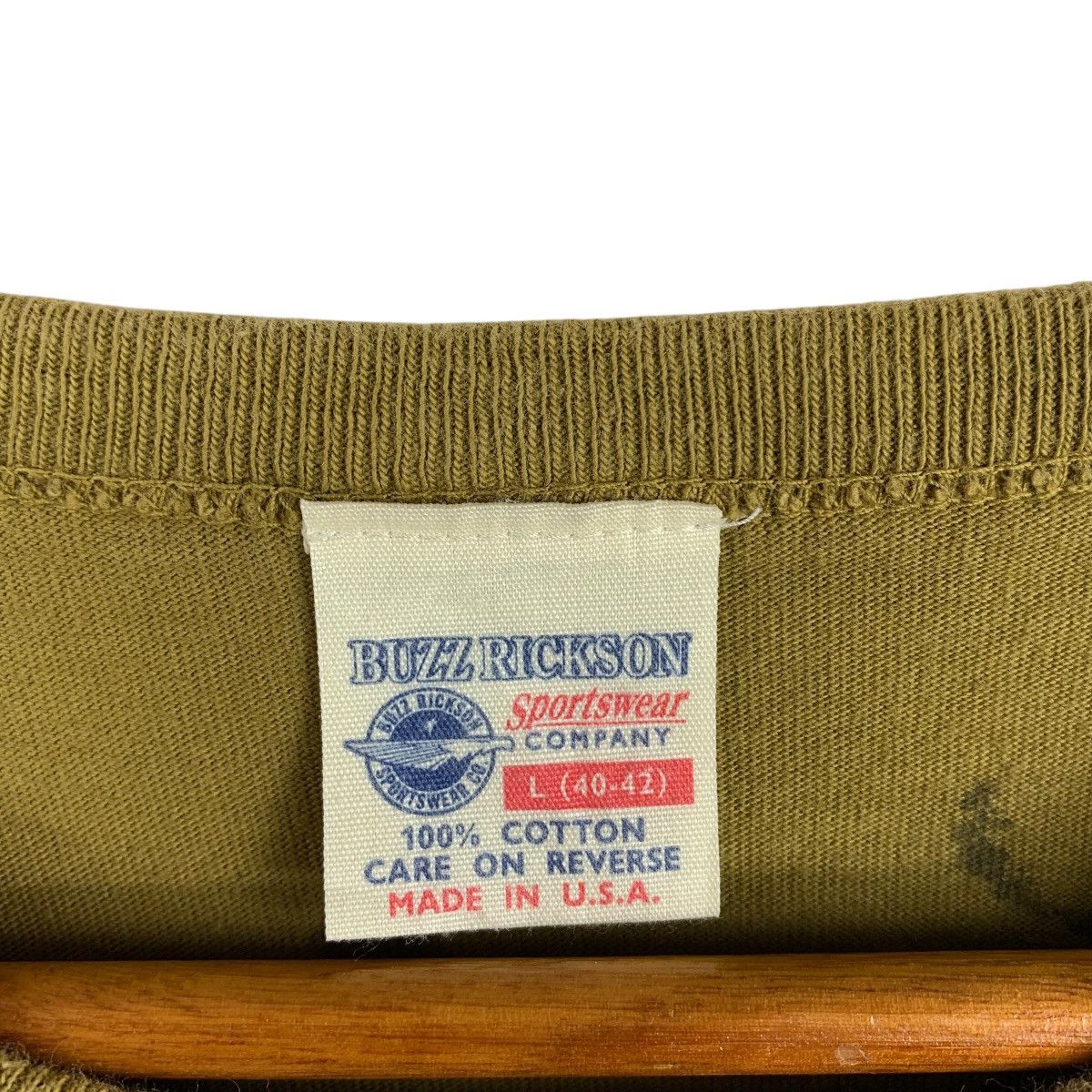 Buzz Rickson's Vintage BUZZ RICKSON’S fighter bu days printed tee Size US L / EU 52-54 / 3 - 3 Thumbnail