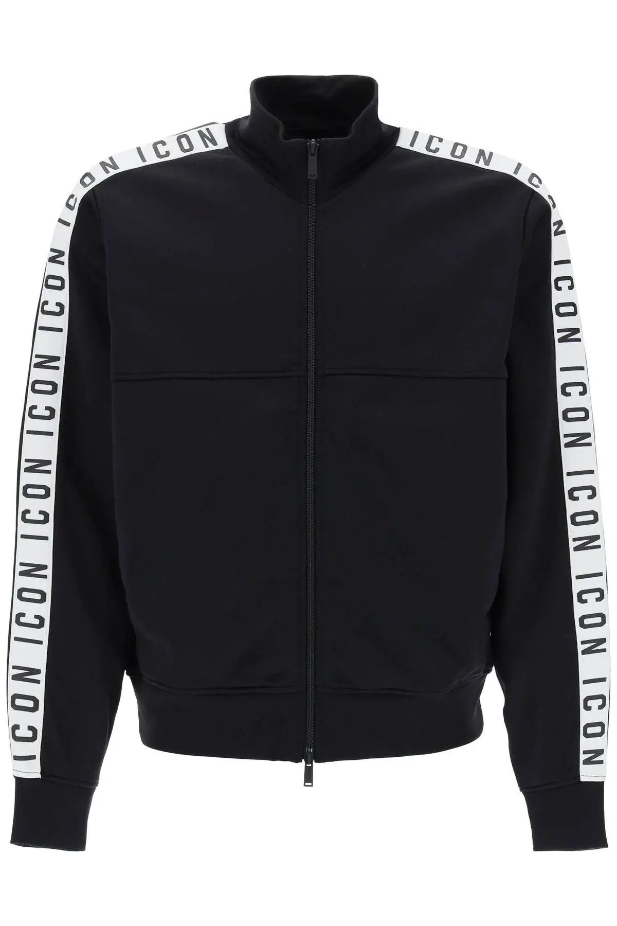 image of Dsquared2 O1S22I1N0224 Dean Sport Fit Track Jacket In Black, Men's (Size XL)