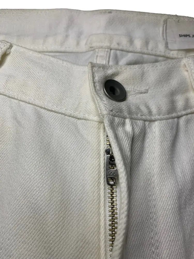 SHIPS Ships Jet Blue distressed withe denim jeans Size US 31 - 2 Thumbnail