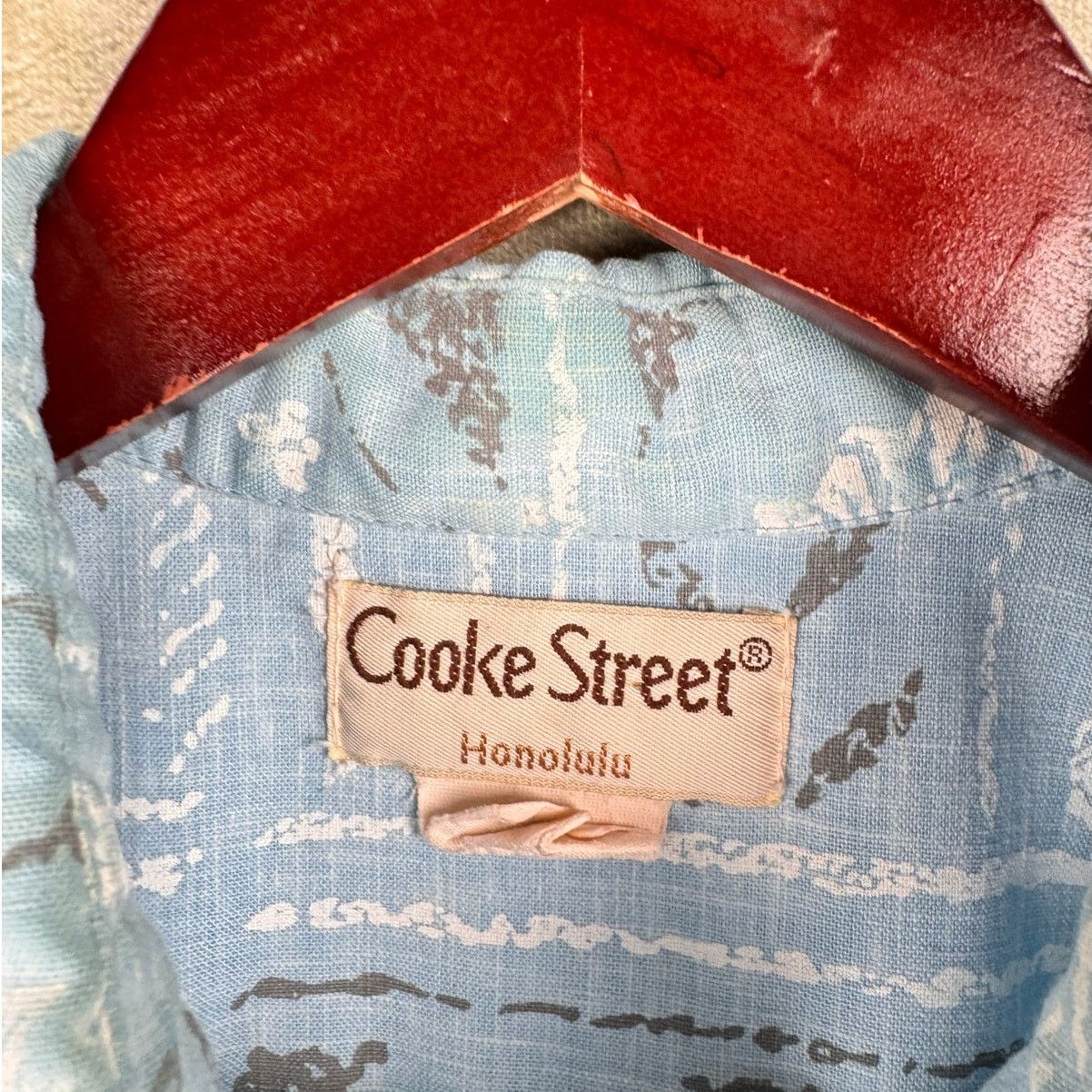 Vintage VTG 80s Hawaiian Print Shirt Mens Sz M Blue Honolulu Size US M / EU 48-50 / 2 - 5 Thumbnail