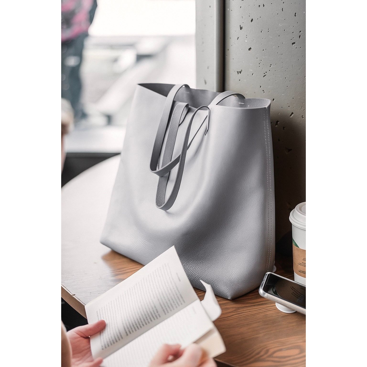 Madewell Madewell Transport Tote $168 Stonewall Grey Size ONE SIZE - 1 Thumbnail