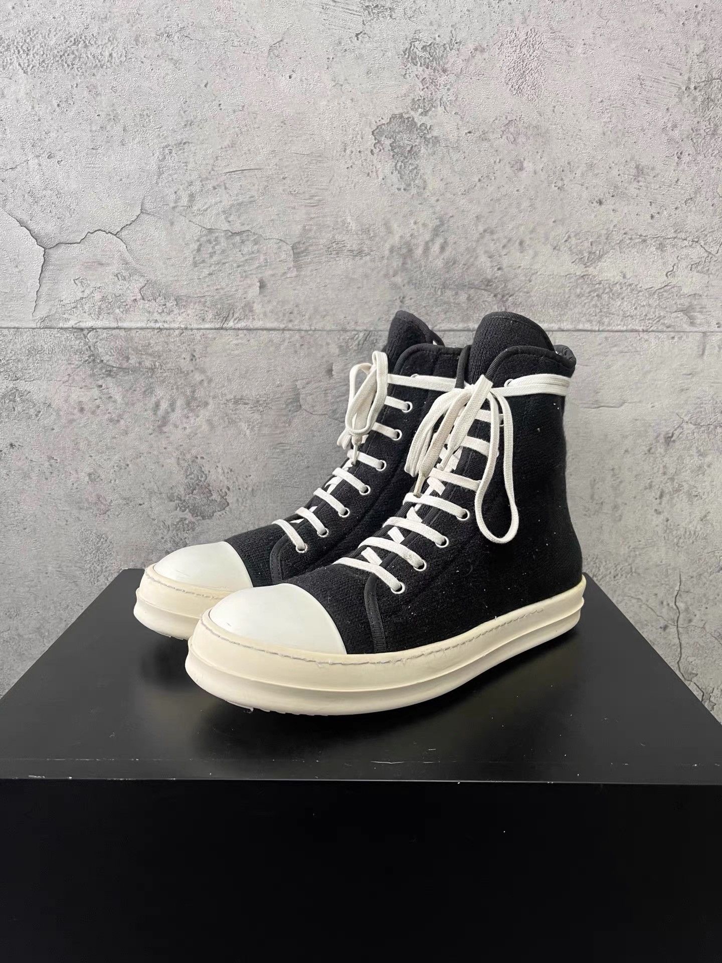 Rick Owens Rick Owens DRKSHDW Wool Big Converse K34 Size US 8.5 / EU 41-42 - 3 Thumbnail