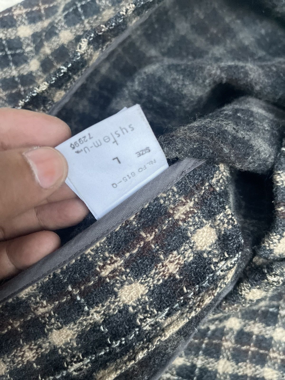 Japanese Brand C.C. CHE'S Wool Zip Jacket - Bartack Workwear Ribbed Collar Size US M / EU 48-50 / 2 - 4 Thumbnail