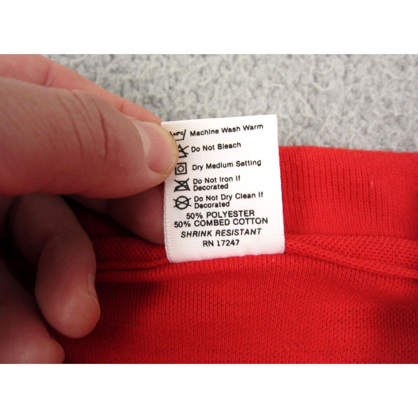 Vintage VINTAGE Stedman Polo Shirt Mens M Red 80s USA Shirt Cotton Jersey Logo Polo Size US M / EU 48-50 / 2 - 7 Thumbnail