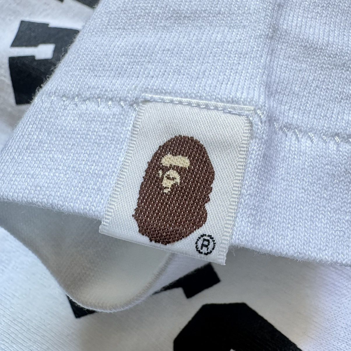 Bape BIG APE HEAD TEE WHITE/BROWN Size US XL / EU 56 / 4 - 8 Thumbnail