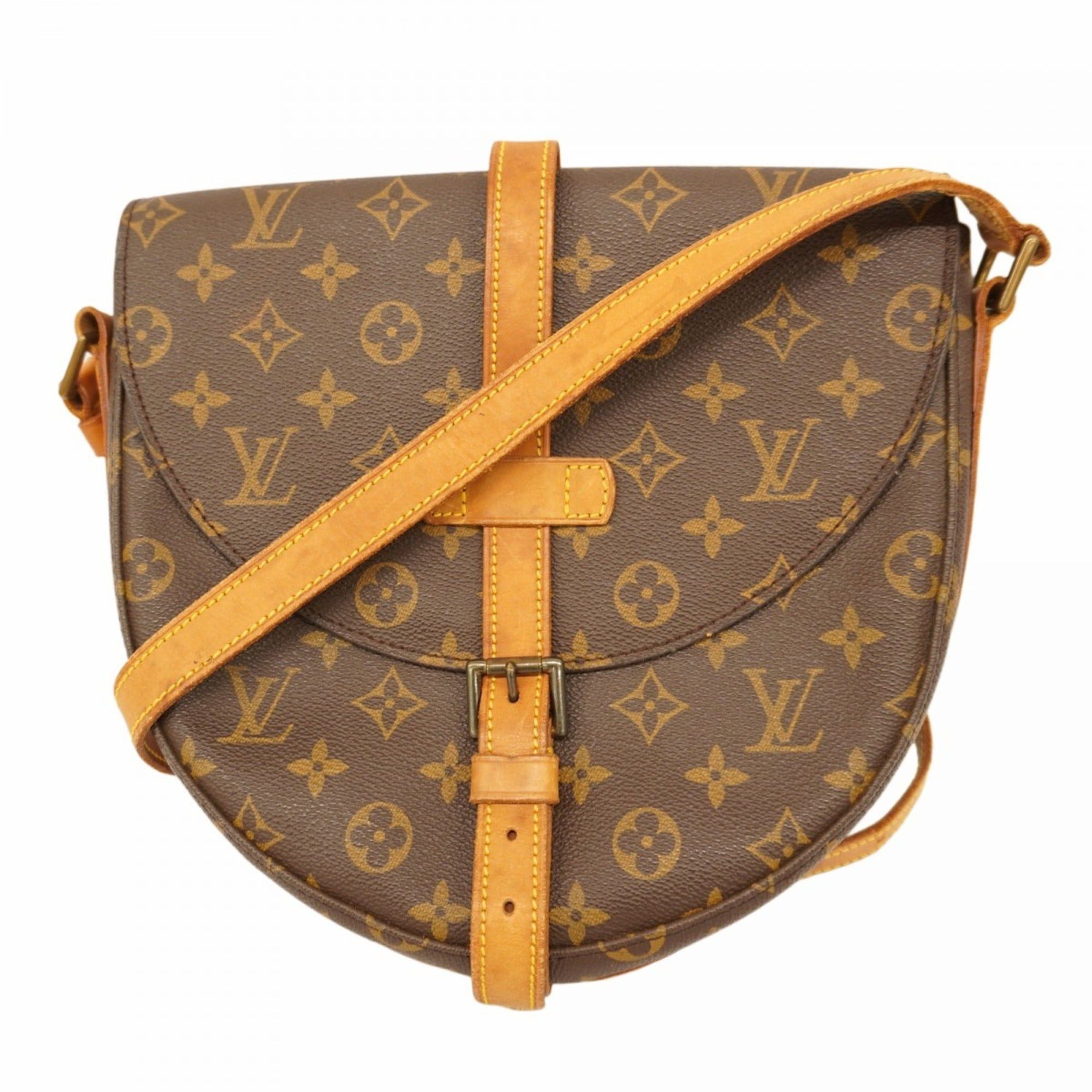 Louis Vuitton Monogram Chantilly Gm Shoulder Bag M40647 Brown Women's
