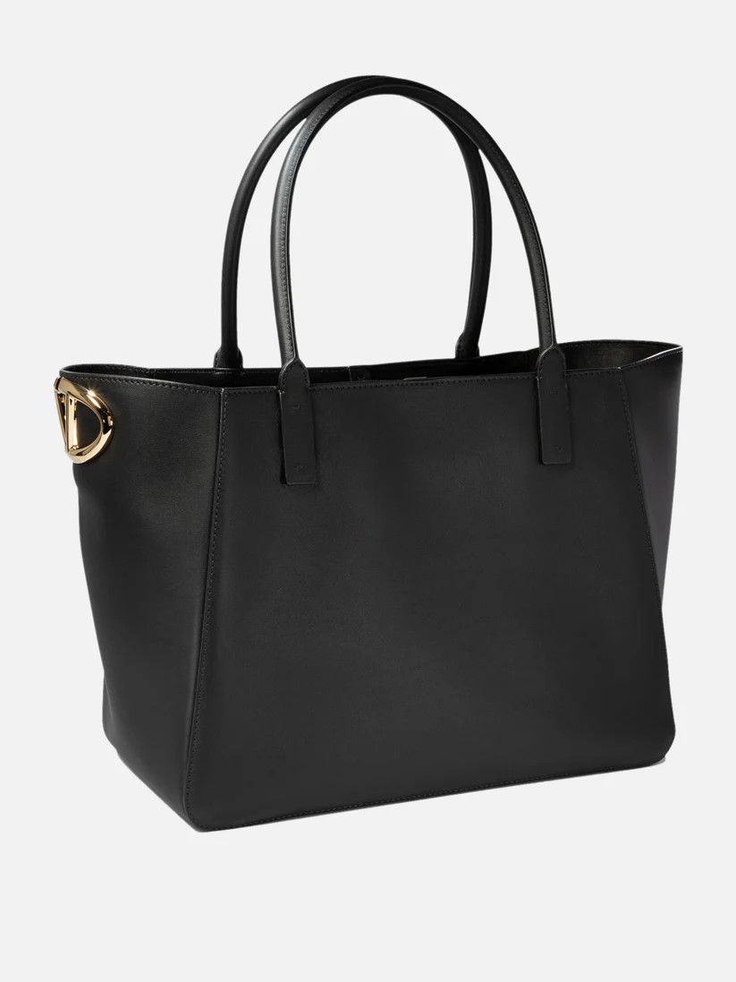 Valentino o1s22i1n0924 Size: OS / Nappa Vlogo Side Tote Bag in Black Size ONE SIZE - 2 Thumbnail