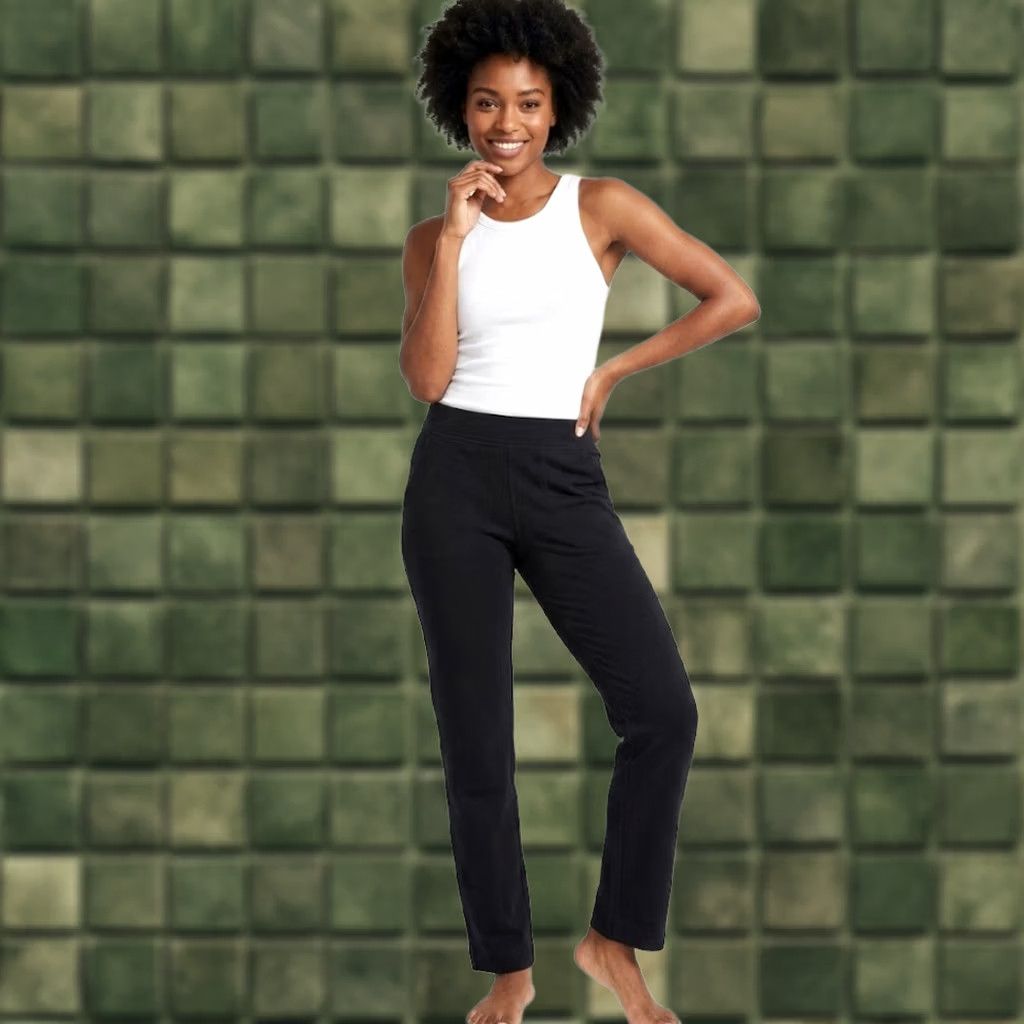 Vintage Duluth Trading NoGA Naturale Slim Leg Pants Black Womens L Athleisure Size 36" / US 14 / IT 50 - 1 Thumbnail