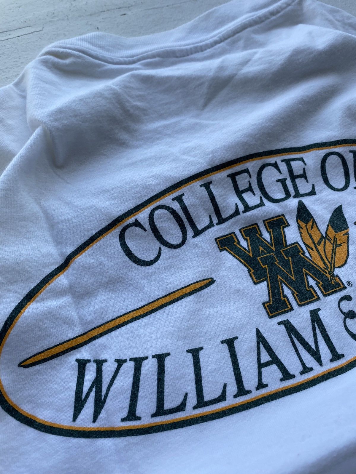 Other 90s College Of William & Mary White Long Sleeve Size US L / EU 52-54 / 3 - 10 Thumbnail