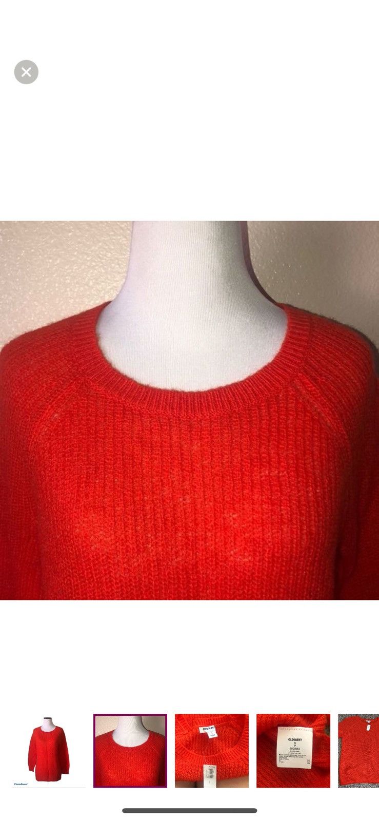 Old Navy Old navy small orange crewneck sweater Size S / US 4 / IT 40 - 4 Thumbnail