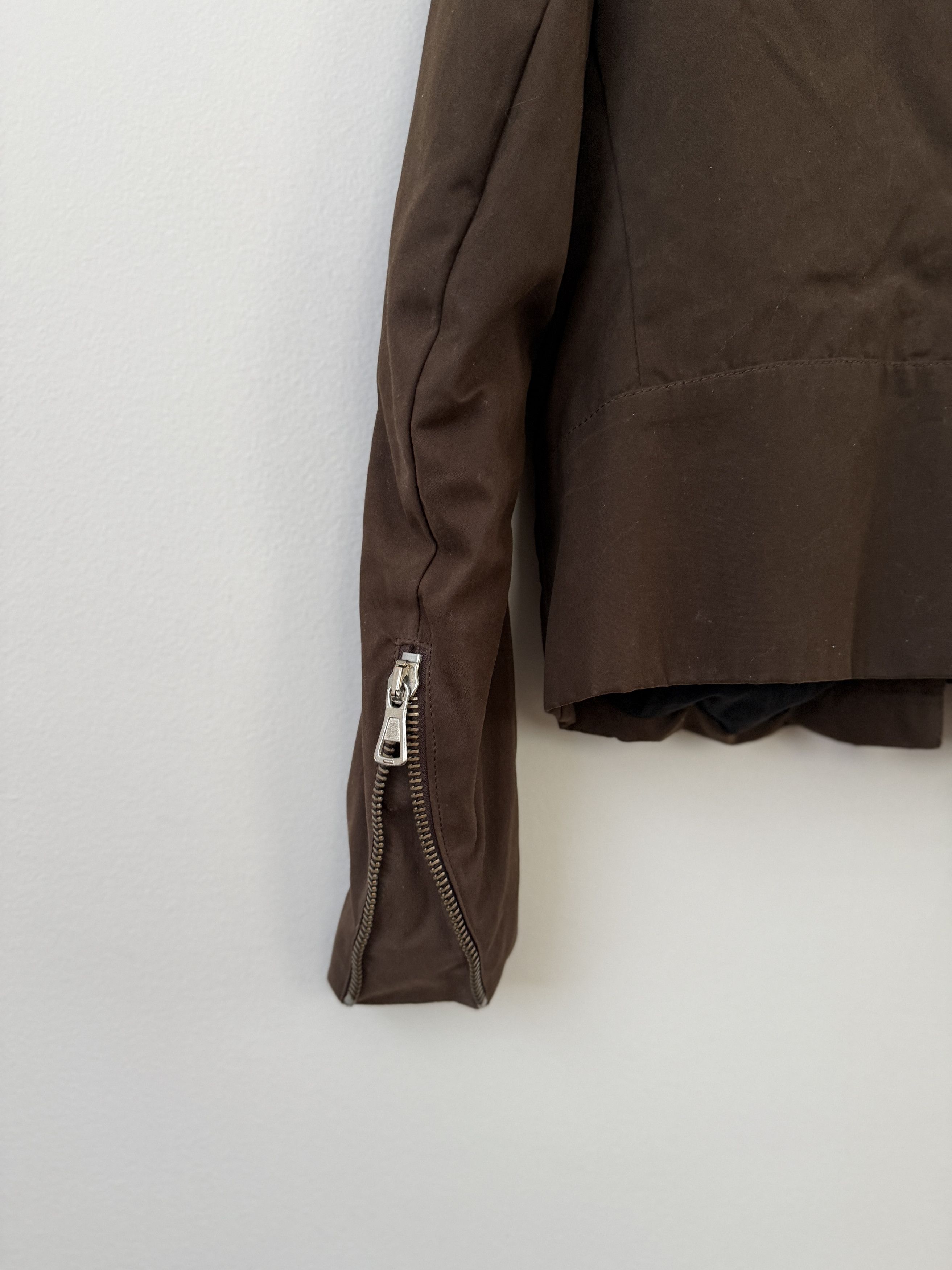 Maison Margiela 2003 Waxed 5 Zip Moto Jacket Size US M / EU 48-50 / 2 - 14 Thumbnail