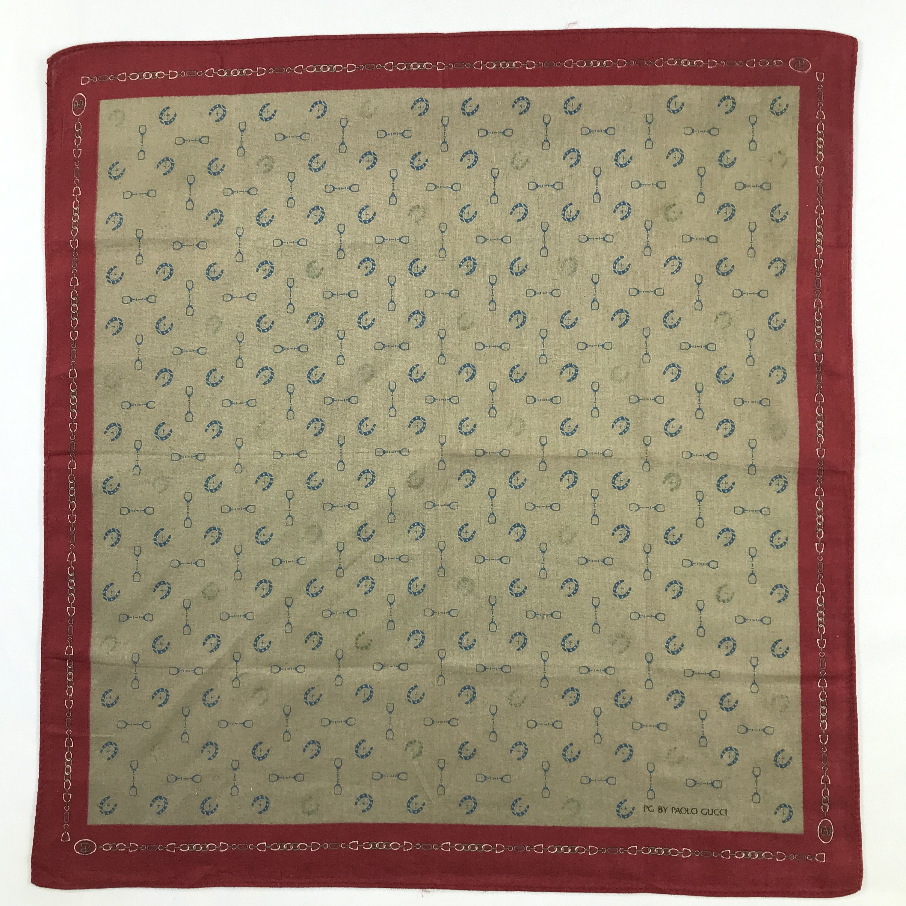 Paolo Gucci Paolo Gucci Handkerchief / Bandana / Neckerchief C596 Size ONE SIZE - 3 Thumbnail