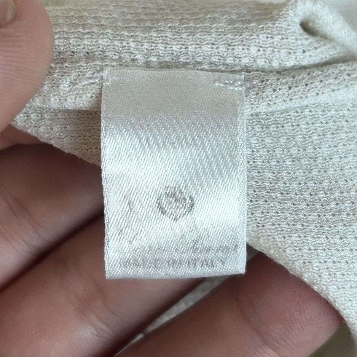 Loro Piana Luxury Loro Piana White Long-Sleeve Polo Made in Italy Size US XL / EU 56 / 4 - 11 Thumbnail