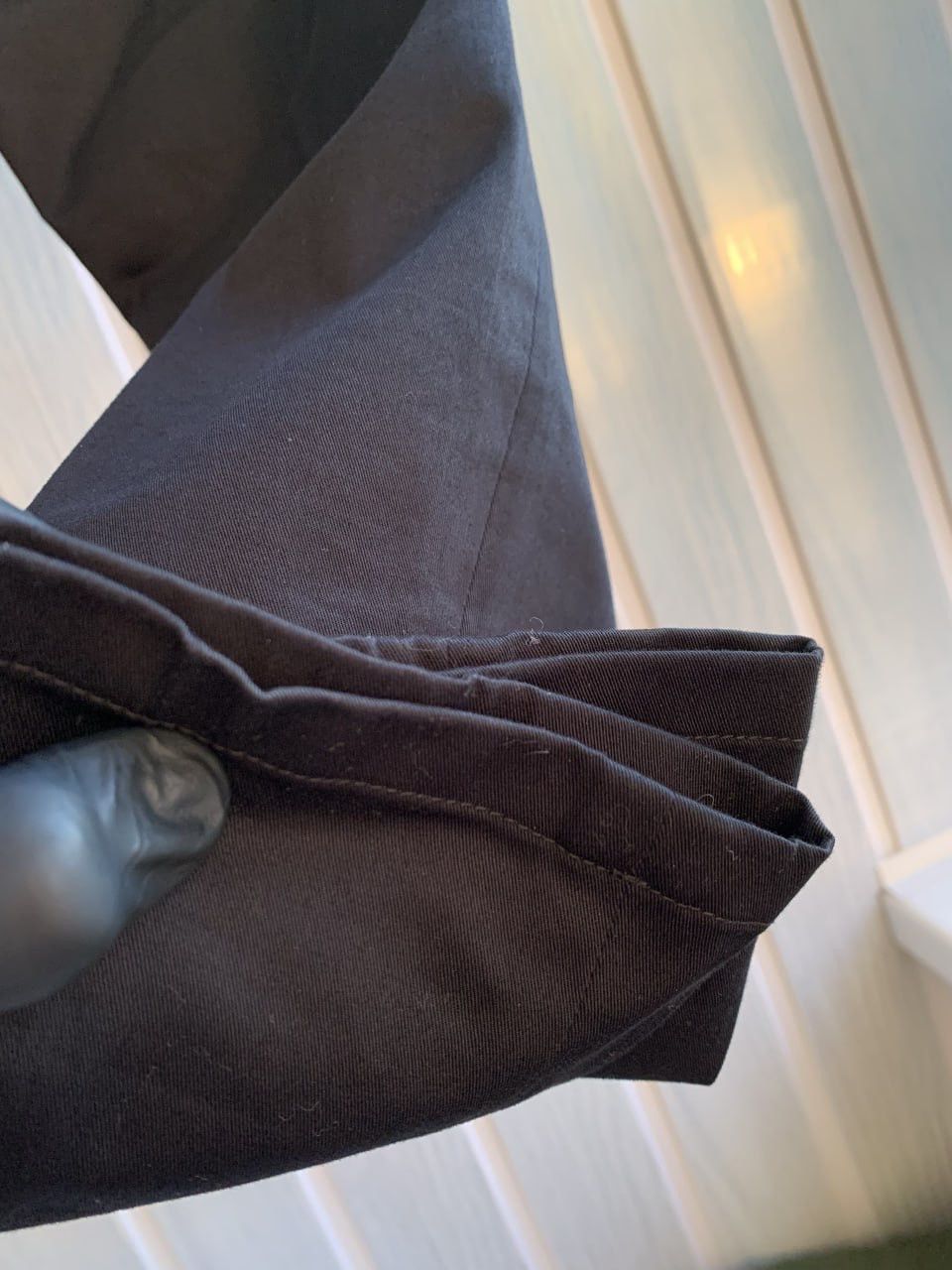 Prada × Vintage Prada Women’s 2011 Black Tab Cotton Straight Trousers Size 30" / US 8 / IT 44 - 16 Thumbnail