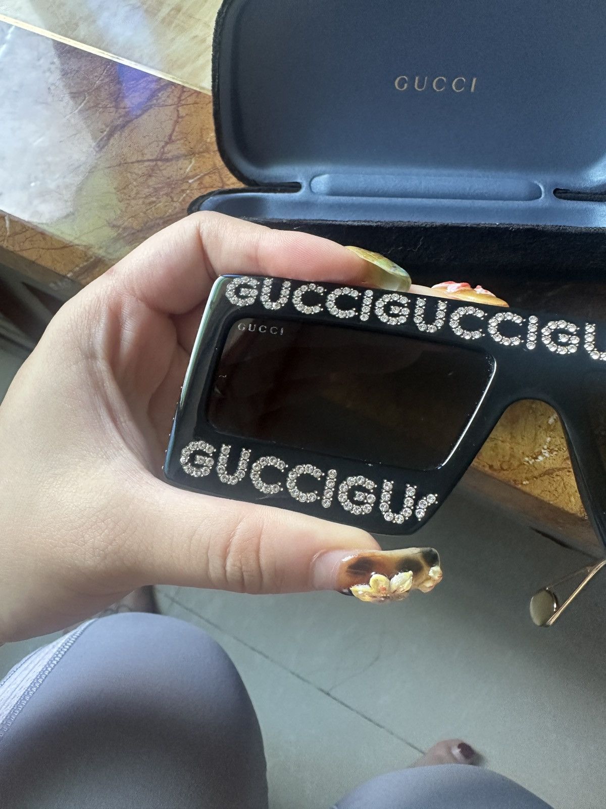 Gucci Gucci runway sunglasse Size ONE SIZE - 8 Thumbnail