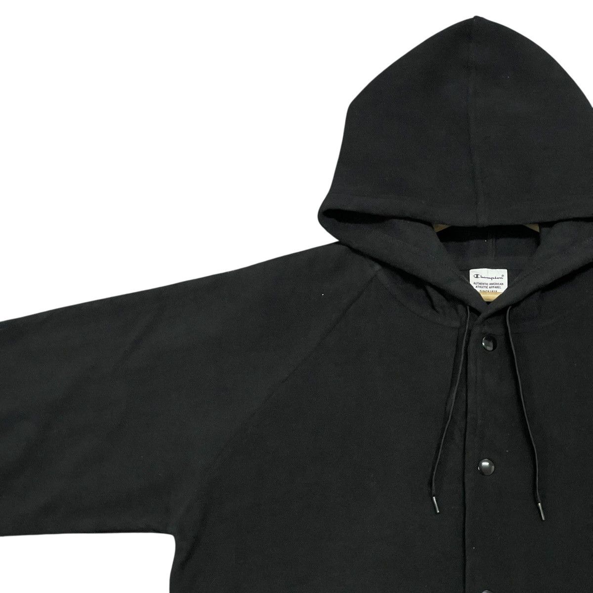 Champion Champion Japan Exclusive Black Hooded Coach Varsity Jacket Size US XL / EU 56 / 4 - 5 Thumbnail
