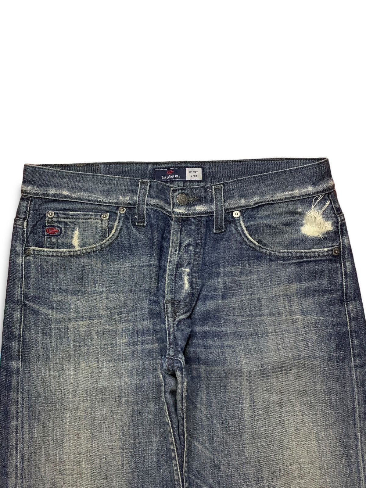 Japanese Brand Vintage Japanese Brand Faded Wash Style Baggy Jeans Size US 34 / EU 50 - 4 Thumbnail