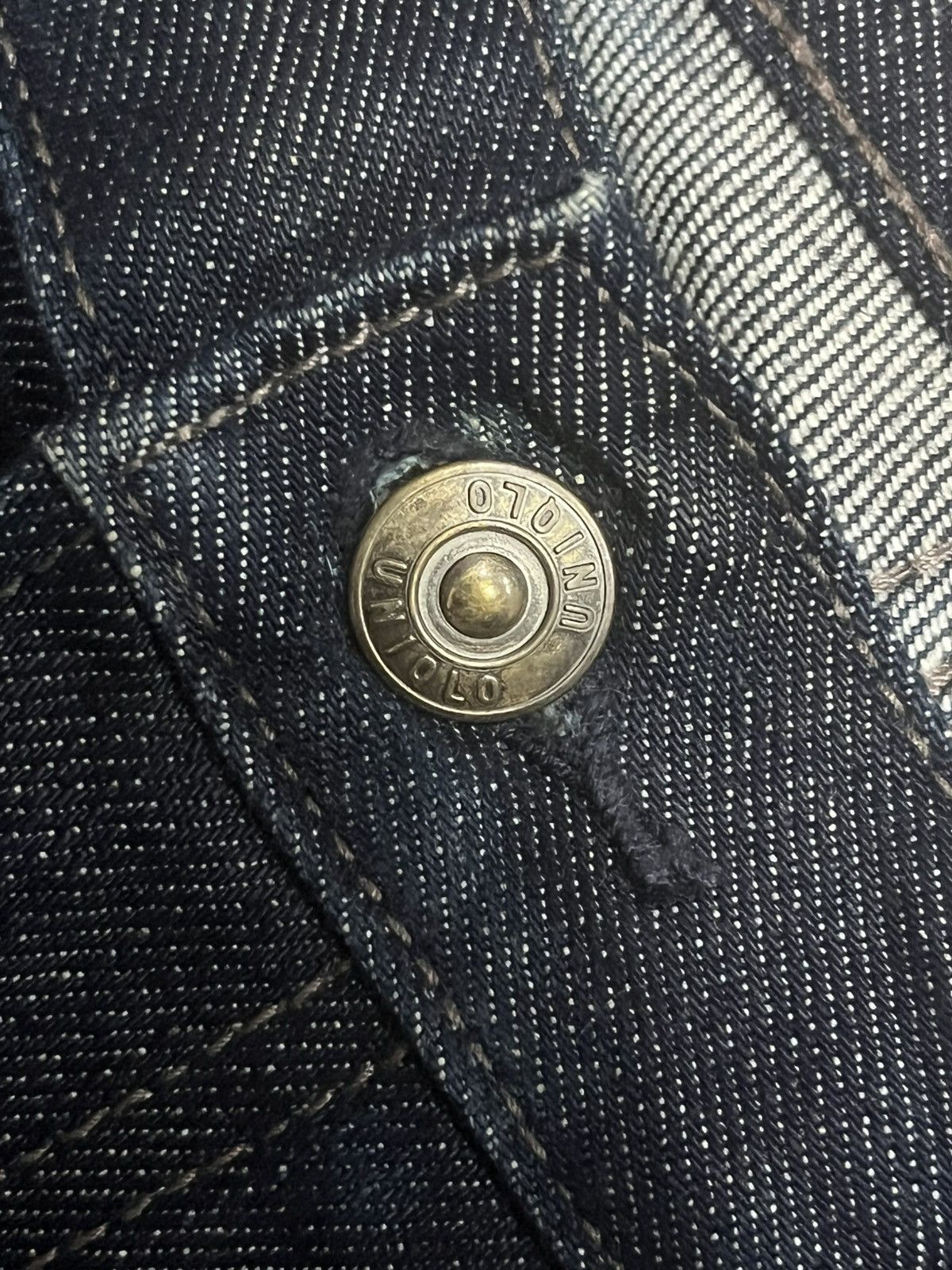 Lemaire × Uniqlo Vintage Uniqlo Raw Kaihara Denim Slim Straight Selvedge Jean Size US 33 - 5 Thumbnail