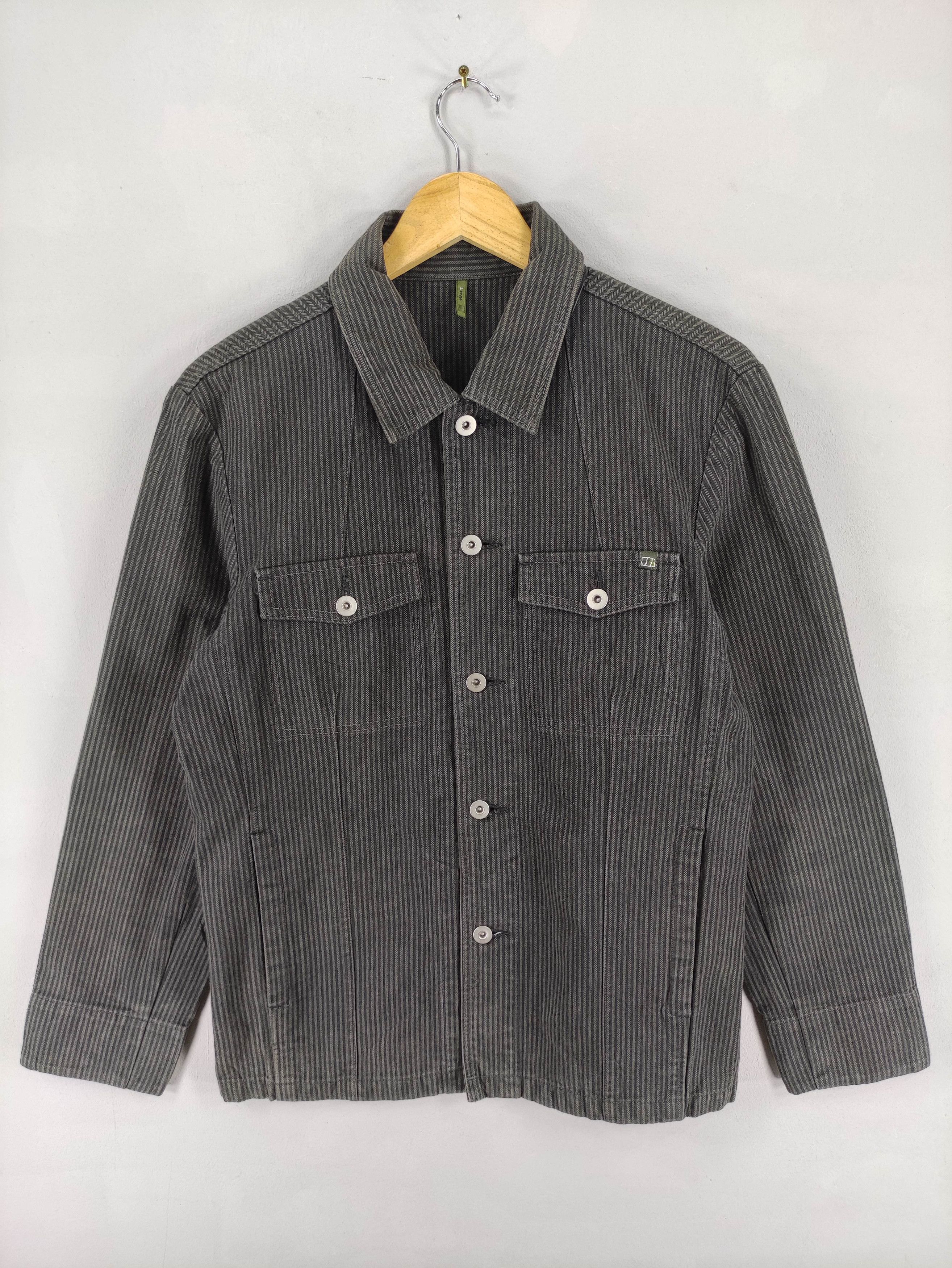 Japanese Brand Vintage Japanese Brand Movin Herringbone Jacket Size US L / EU 52-54 / 3 - 1 Thumbnail