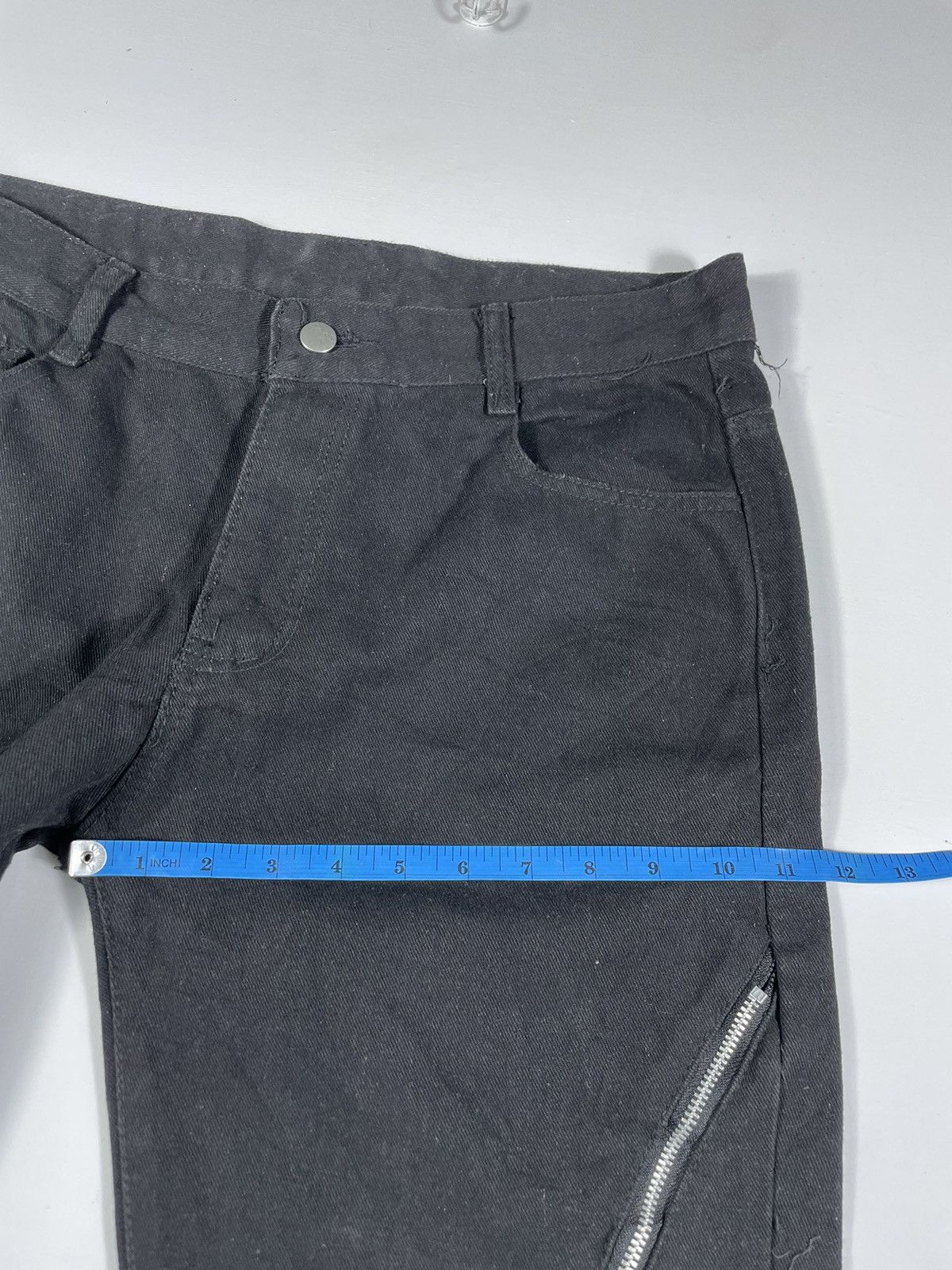If Six Was Nine × Japanese Brand × Vintage Japanese multi zipper Denim Jeans ifsixwasnine style size 33 Size US 33 - 7 Thumbnail