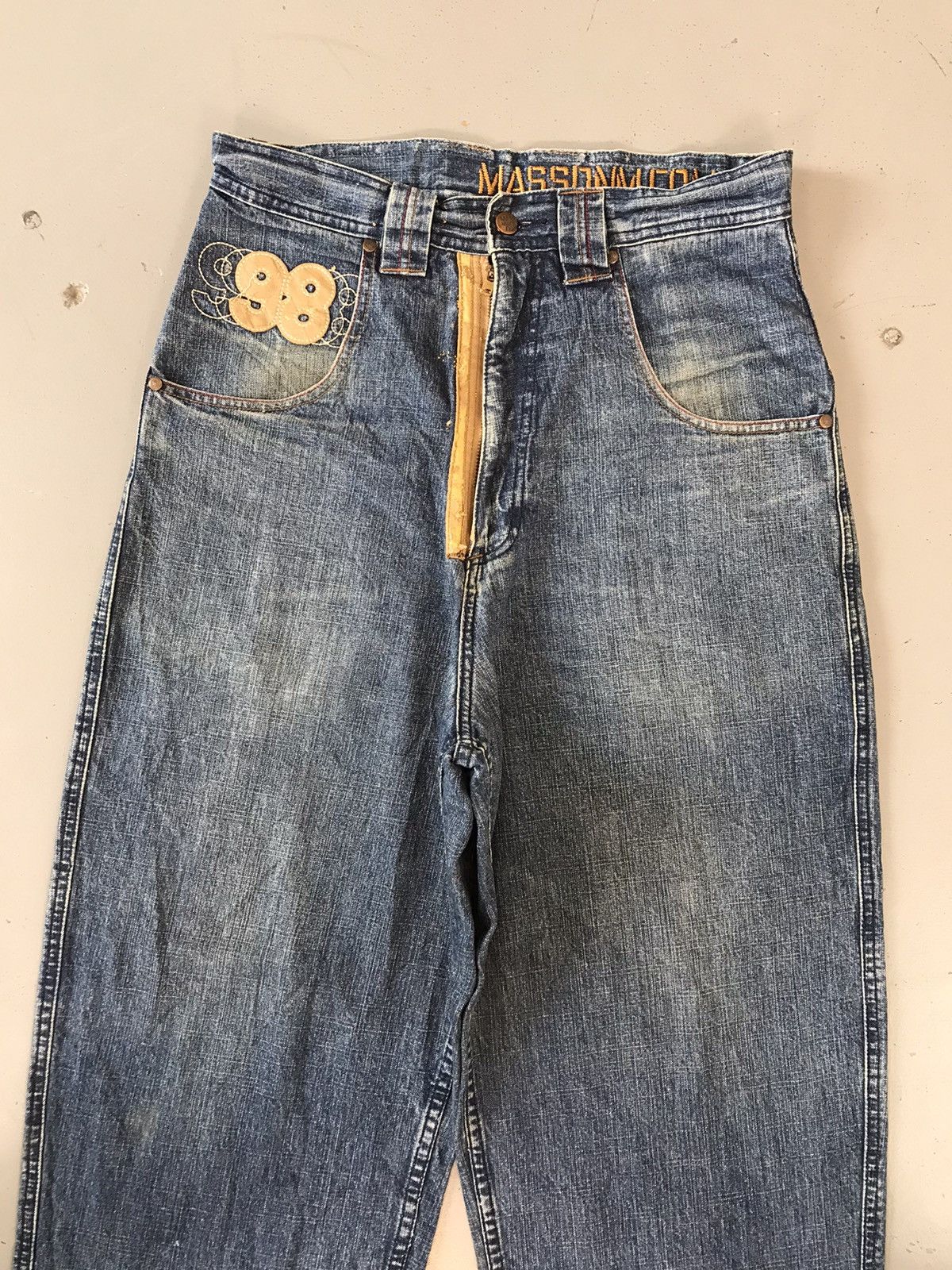 Vintage Mass Y2K Style HipHop Denim Size US 32 / EU 48 - 7 Thumbnail