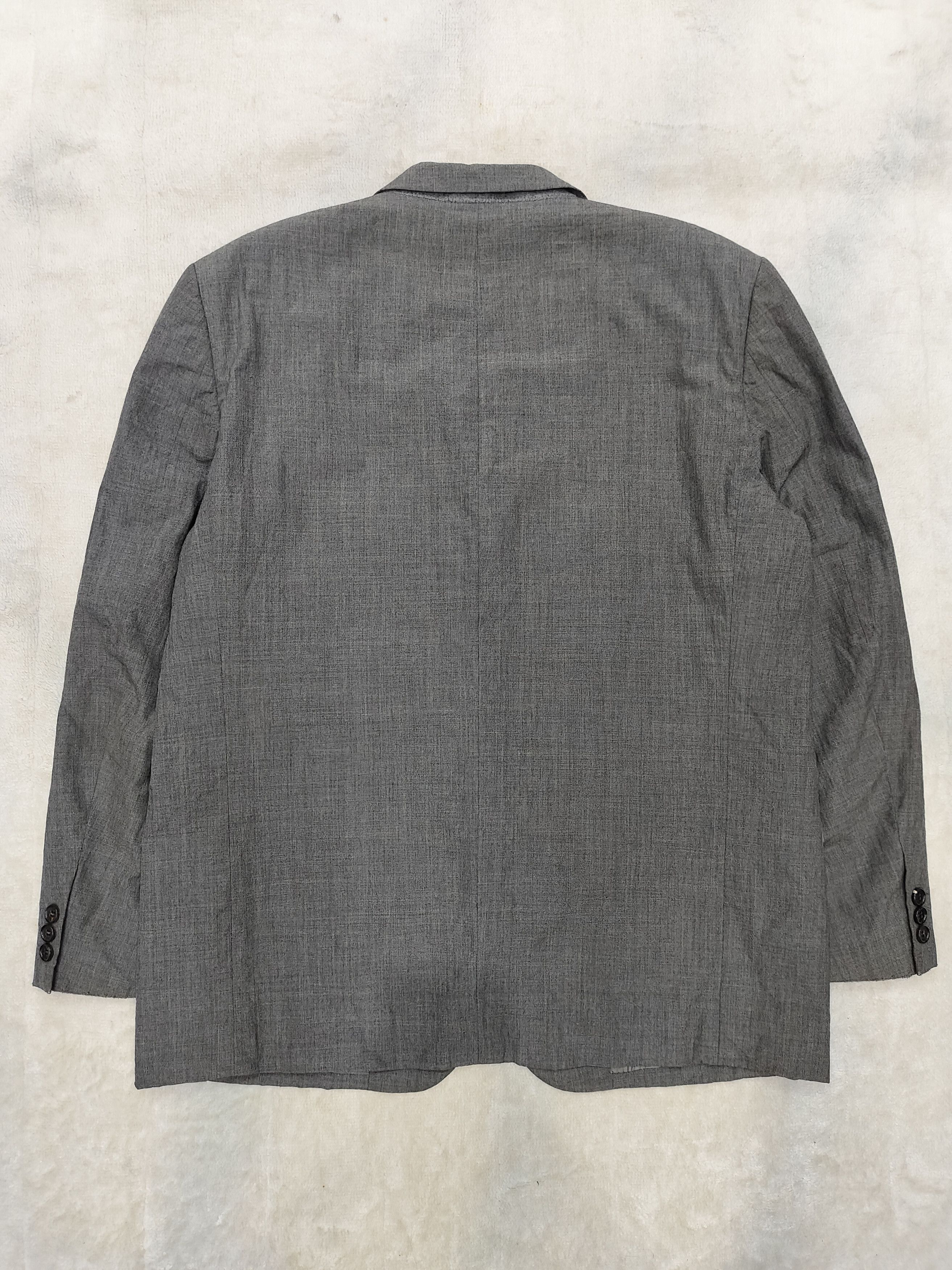 Comme des Garcons AD2000 CDG Homme- Minimal Tailoring Wool Suit Jacket Size US L / EU 52-54 / 3 - 5 Thumbnail