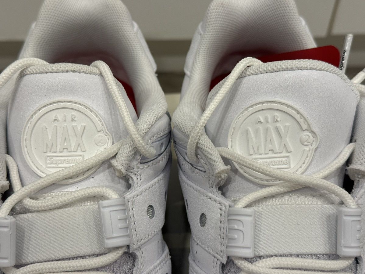 Nike × Supreme Supreme Nike SB Air Max 2 CB '94 Low White Varsity Red Sz 12 Size US 12 / EU 45 - 6 Thumbnail
