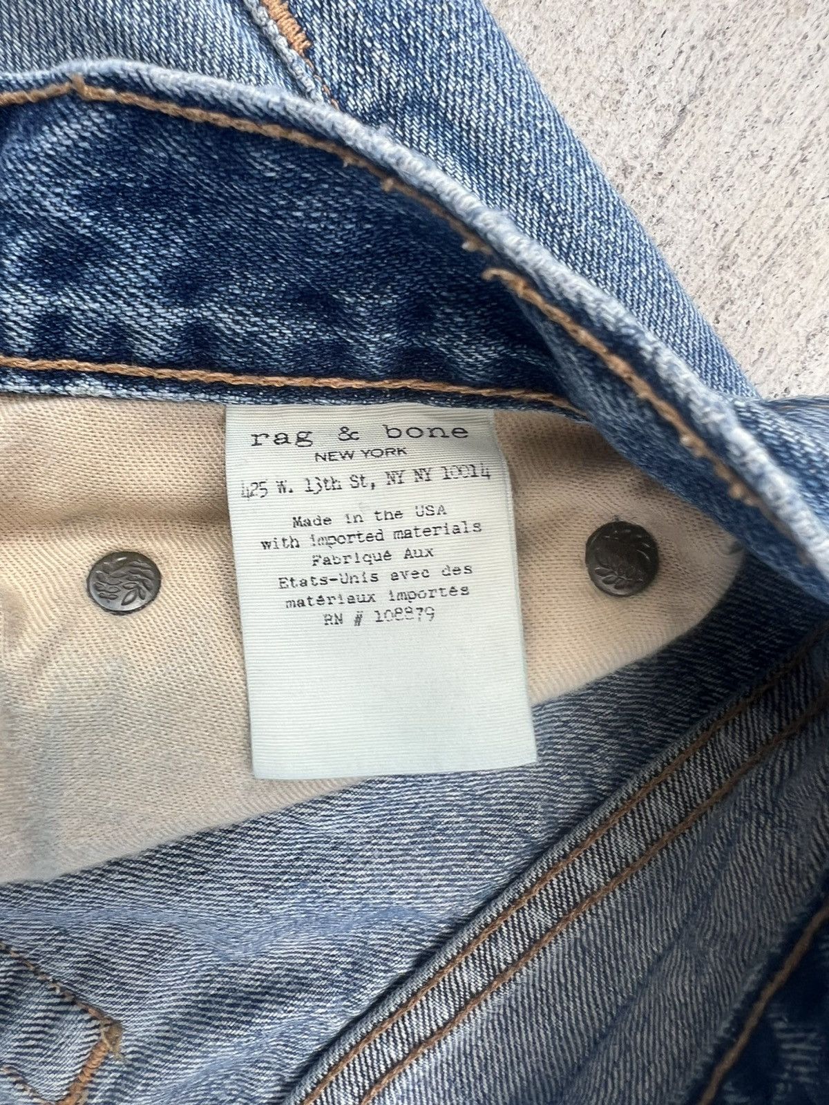 Rag & Bone Rag & Bone selvedge womens jeans size 27 Size 27" / US 4 / IT 40 - 7 Thumbnail