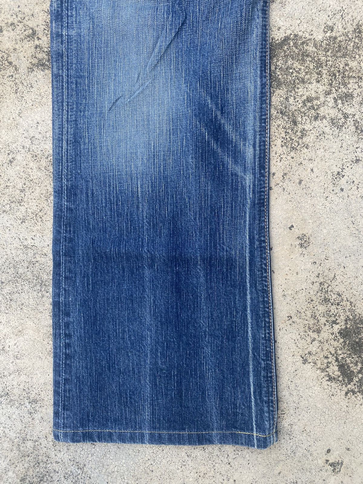 Edwin × If Six Was Nine × Vintage Vintage Flare Edwin Blue Trip Honeycomp Jeans Size US 36 / EU 52 - 14 Thumbnail