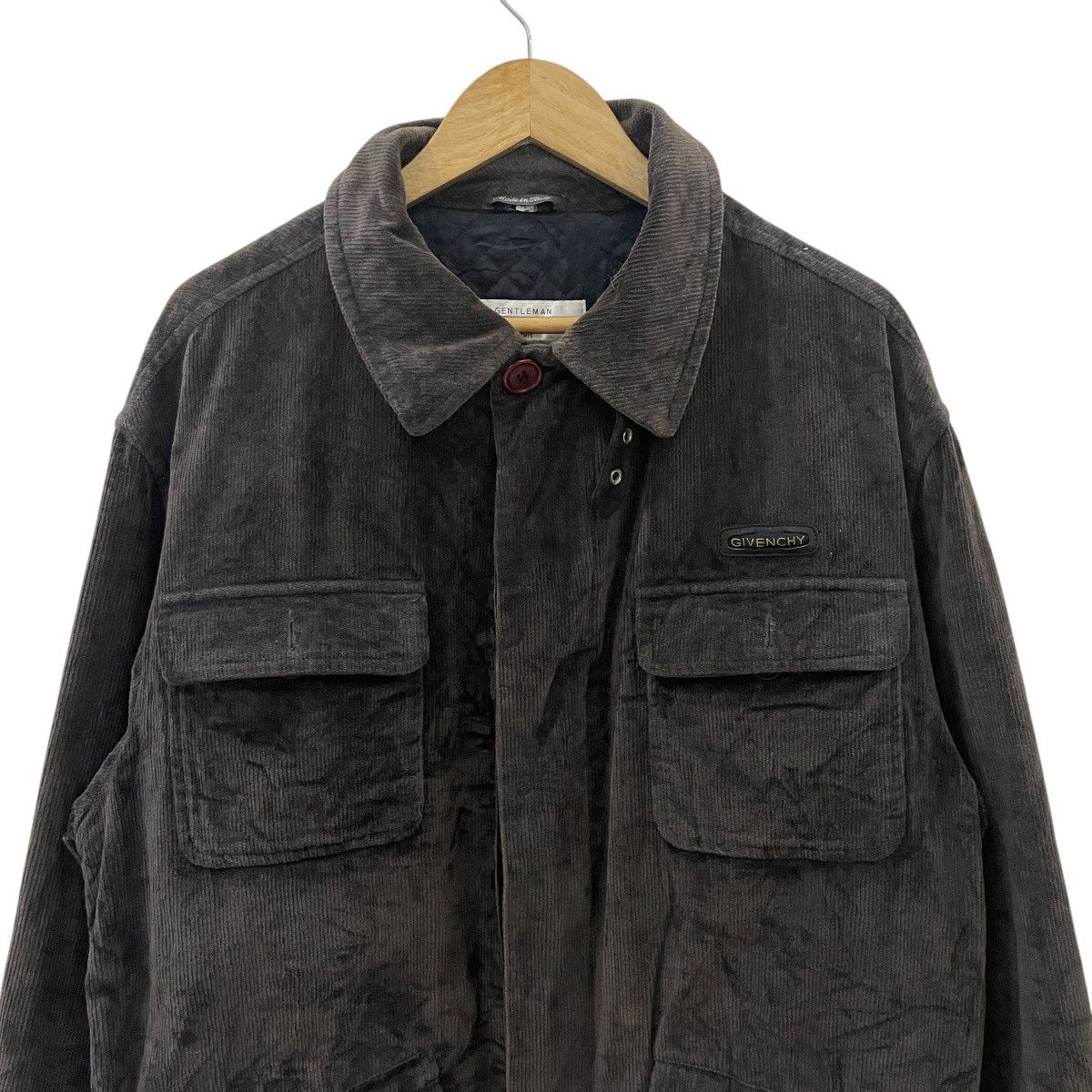 Givenchy Vintage Givenchy Gentleman Corduroy Jacket Size US XL / EU 56 / 4 - 5 Thumbnail
