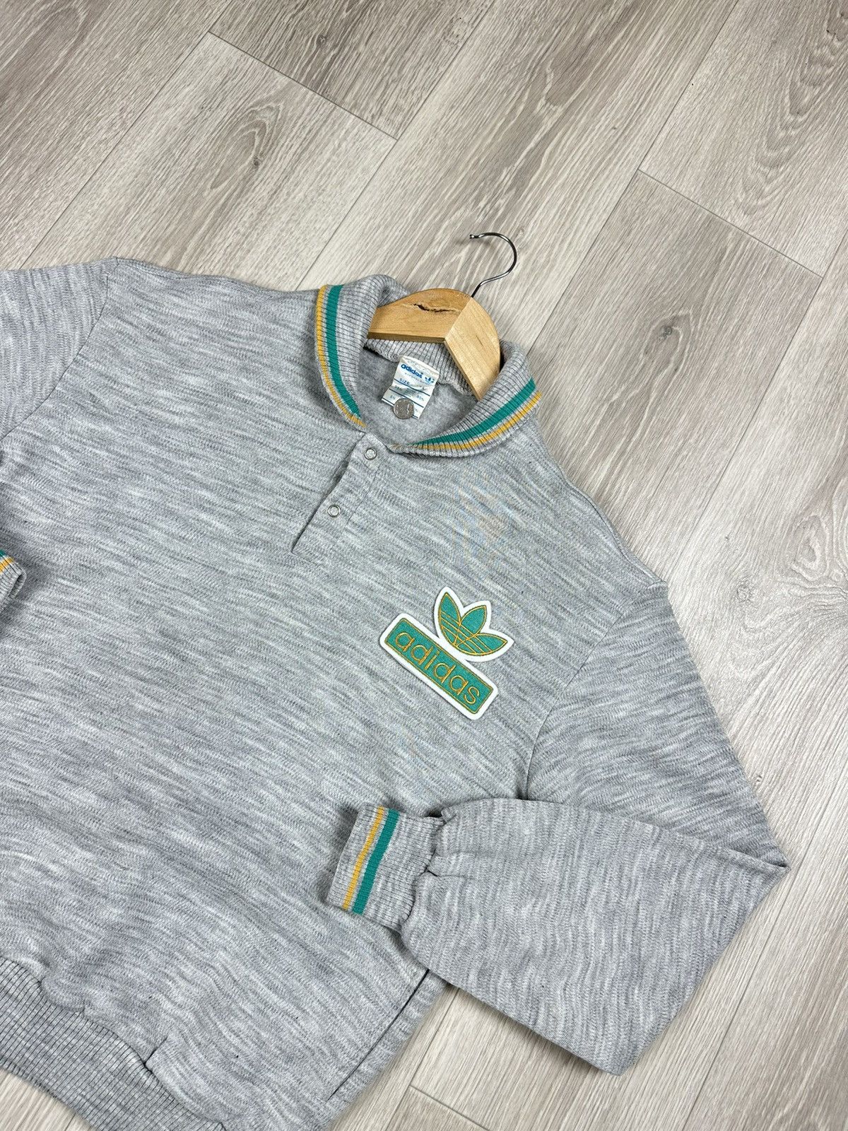 Adidas × Vintage Vintage 80s Adidas World Gymnastics Team Sweatshirt Size US S / EU 44-46 / 1 - 2 Thumbnail