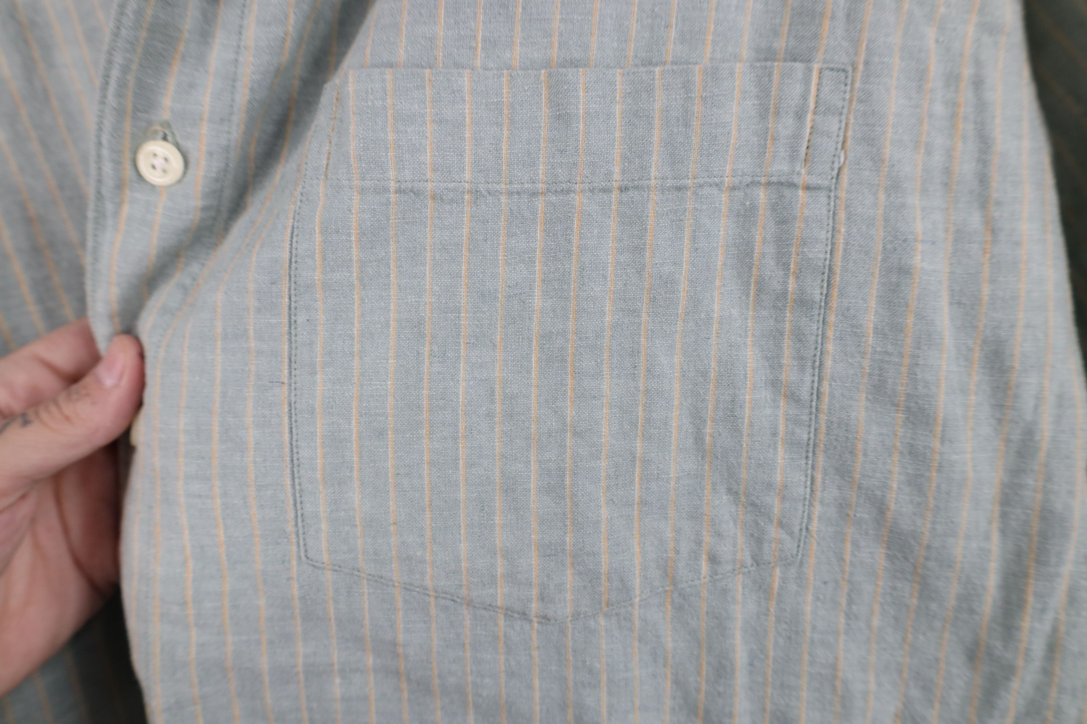 Vintage Vintage 90s Streetwear Striped Short Sleeve Button Shirt Size US XL / EU 56 / 4 - 4 Thumbnail