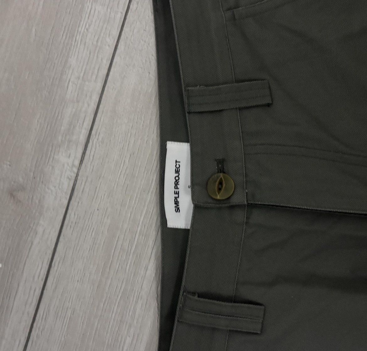SIMPLE PROJECT SIMPLE PROJECT WIDE COTTON PANTS Size US 29 - 3 Thumbnail