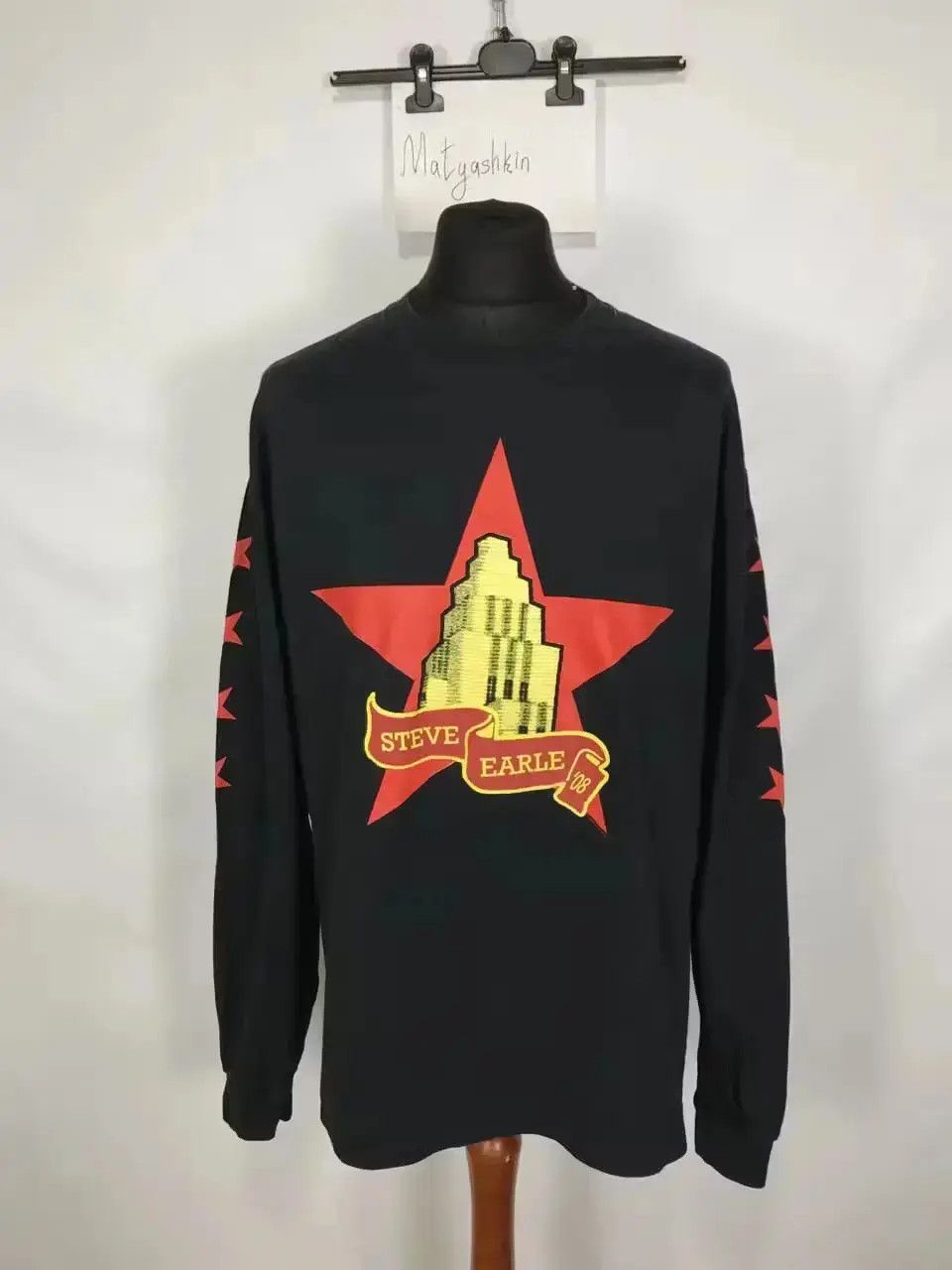 Band Tees × Vintage Vintage Steve Earle long sleeve t-shirt 2008 Size US XL / EU 56 / 4 - 1 Thumbnail
