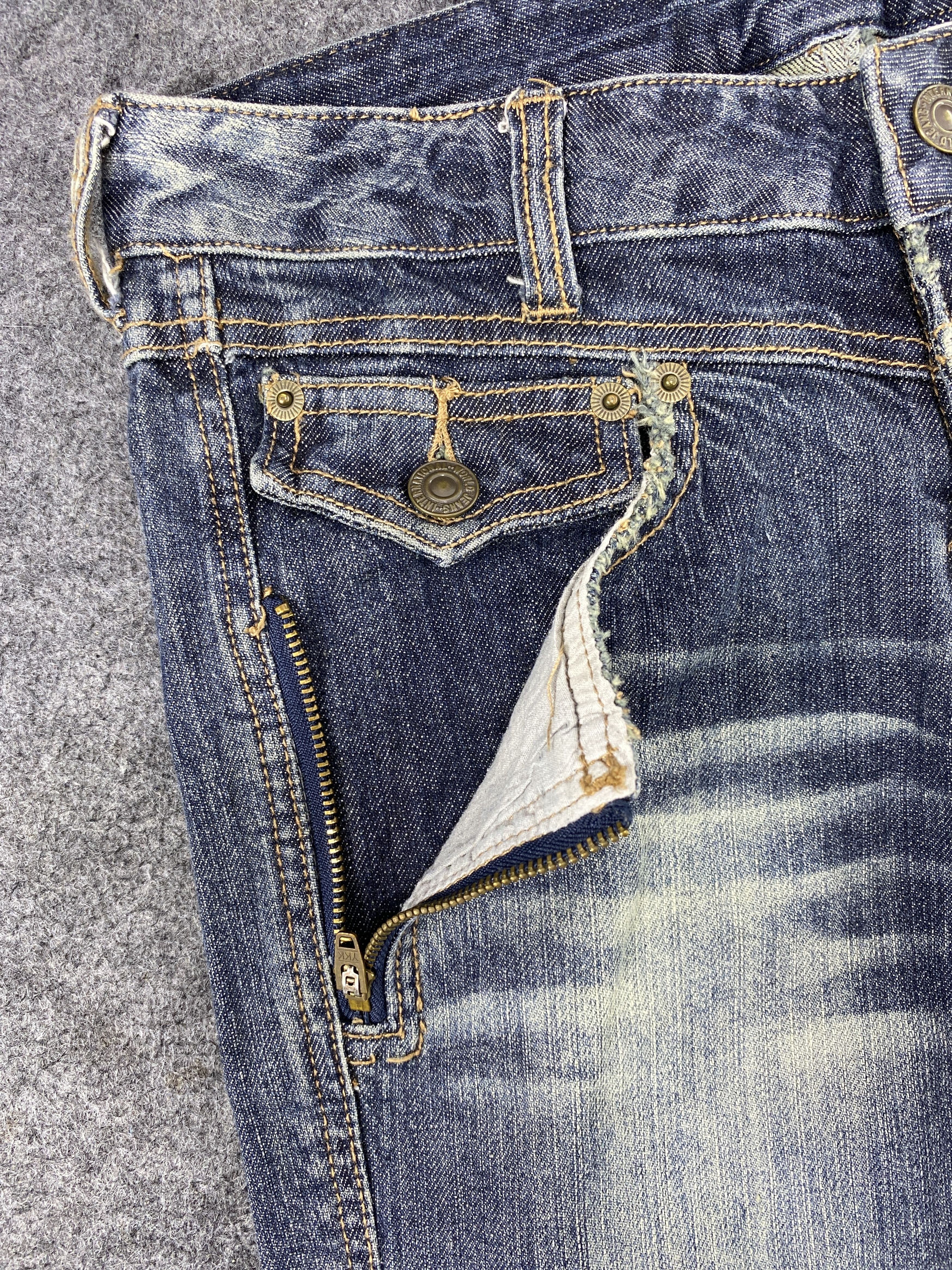 Japanese Brand Japanese Brand Luiez Wash Jeans - J1062 Size 28" / US 6 / IT 42 - 6 Thumbnail