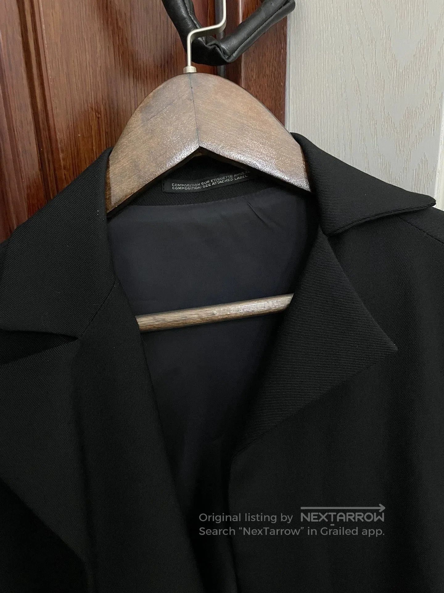 Yohji Yamamoto Yohji Yamamoto Women's Black Trench Coat. Size M / US 6-8 / IT 42-44 - 4 Thumbnail