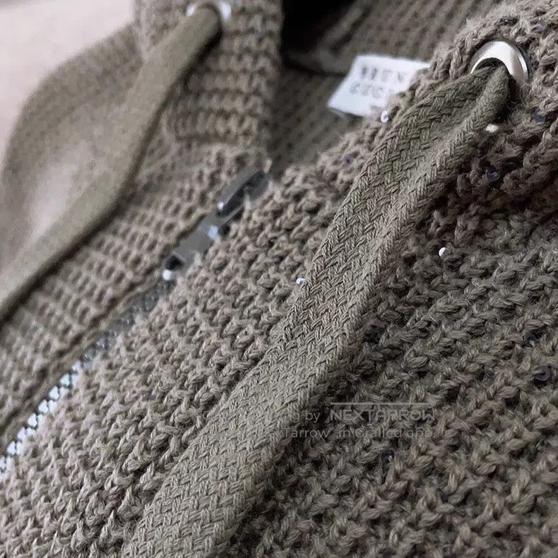 Brunello Cucinelli Brunello Cucinelli Fully Glitter Knitted Jacket, Khaki Gre Size XS / US 0-2 / IT 36-38 - 5 Thumbnail