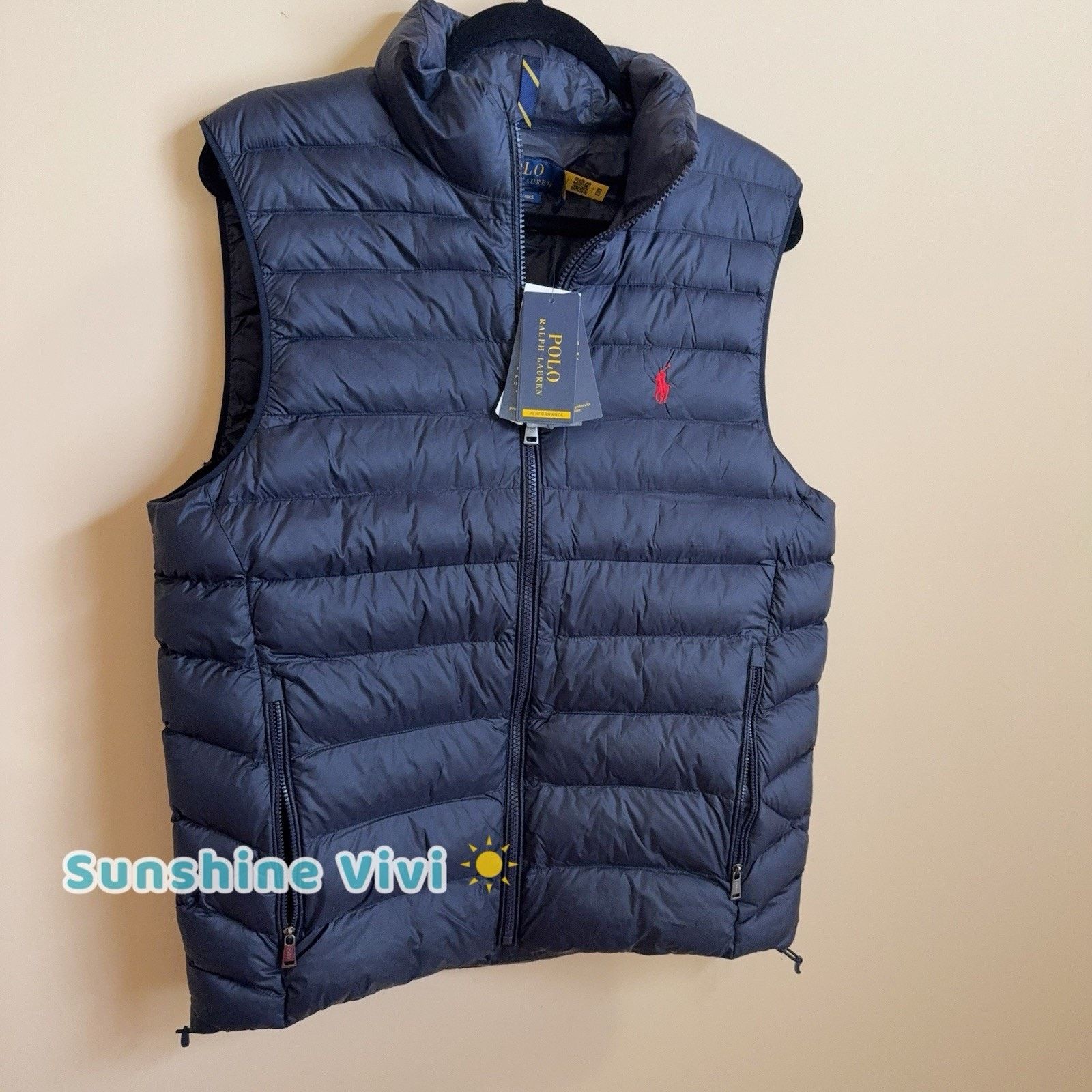Polo Ralph Lauren NWT Polo Ralph Lauren Men Colden Packable Vest Navy Size US S / EU 44-46 / 1 - 3 Thumbnail