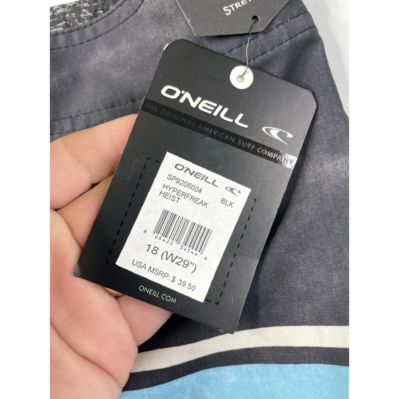 O'Neill NWT O'Neill Boardshorts Mens 29 Black Hybrid Swim Trunks Board Shorts Hyperfreak Size US 29 - 3 Thumbnail