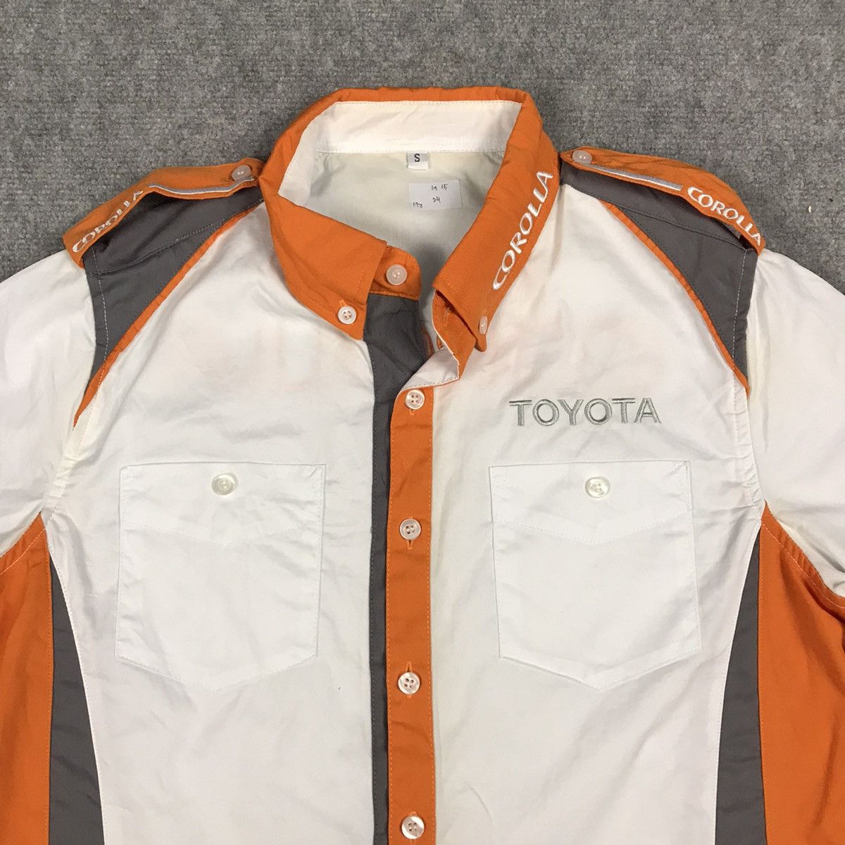 Japanese Brand × Sports Specialties TOYOTA COROLLA MOTORSPORT BUTTON UP SHIRT Size US S / EU 44-46 / 1 - 2 Thumbnail