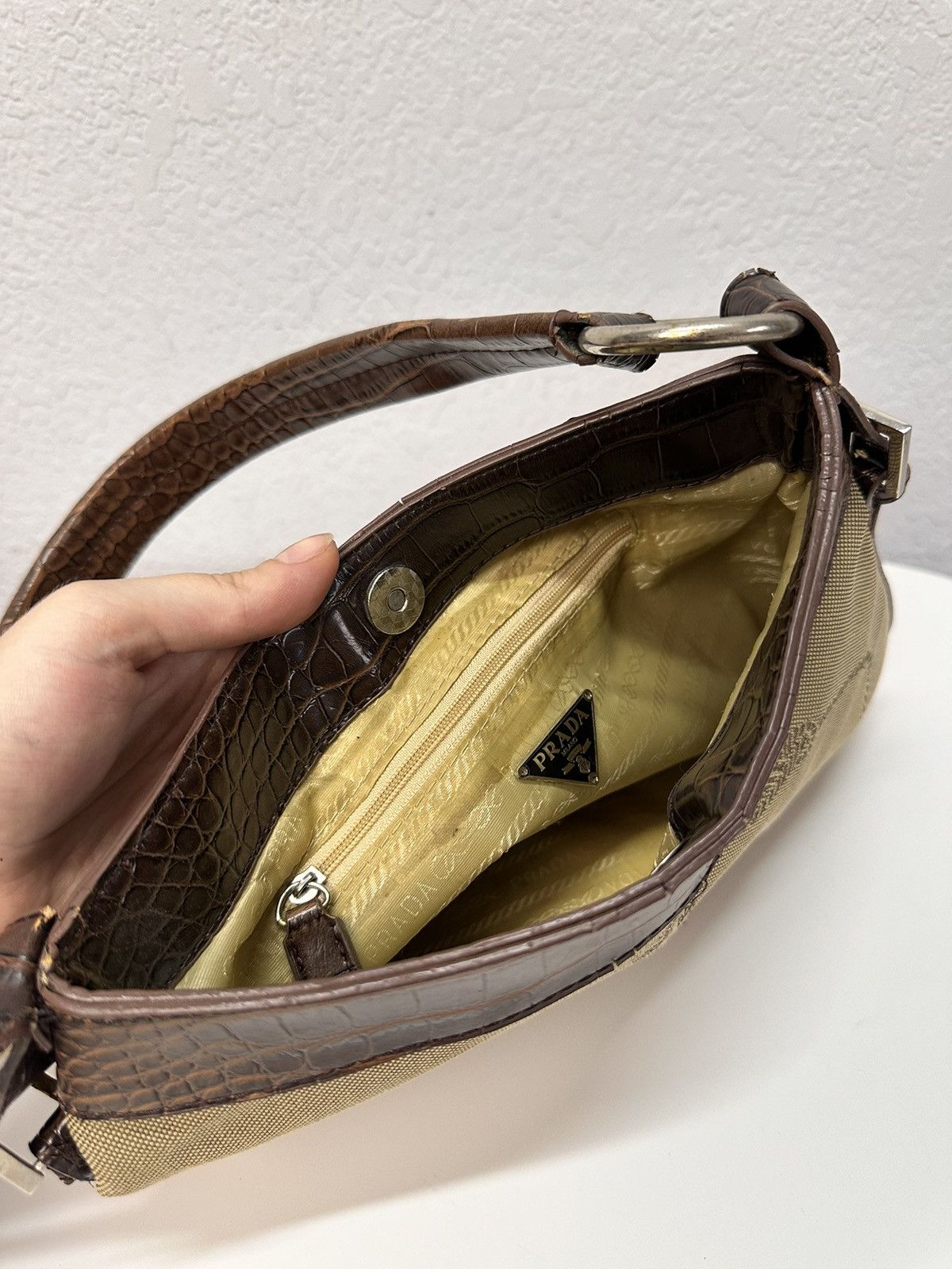 Other Y2k Gothic Avatngarde Bag Distressed Prada Style Japanese Size ONE SIZE - 9 Thumbnail