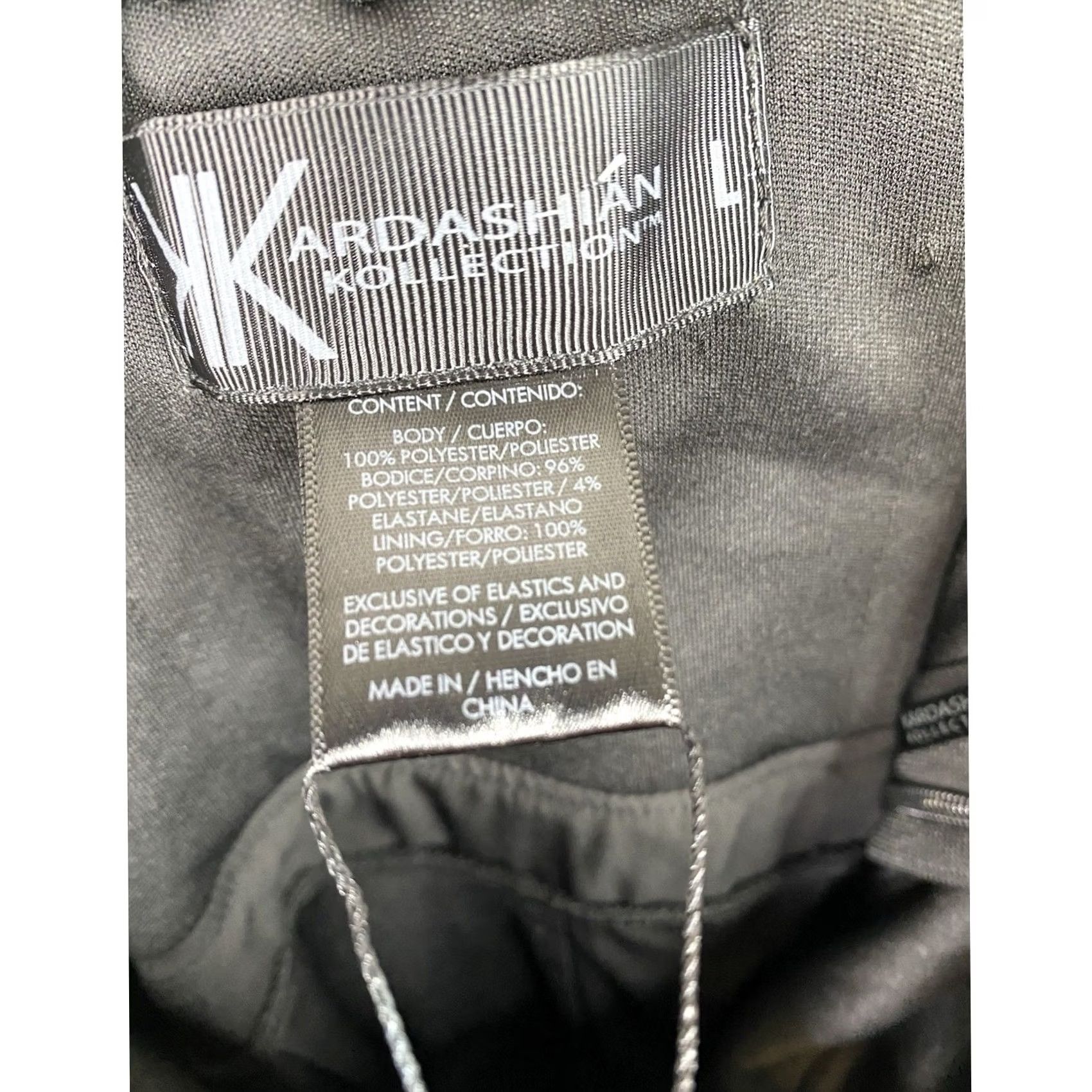 Vintage Kardashian Kollection Little Black Dress Sz L Mini Pleated Sleeveless Lined NWT Size L / US 10 / IT 46 - 7 Thumbnail
