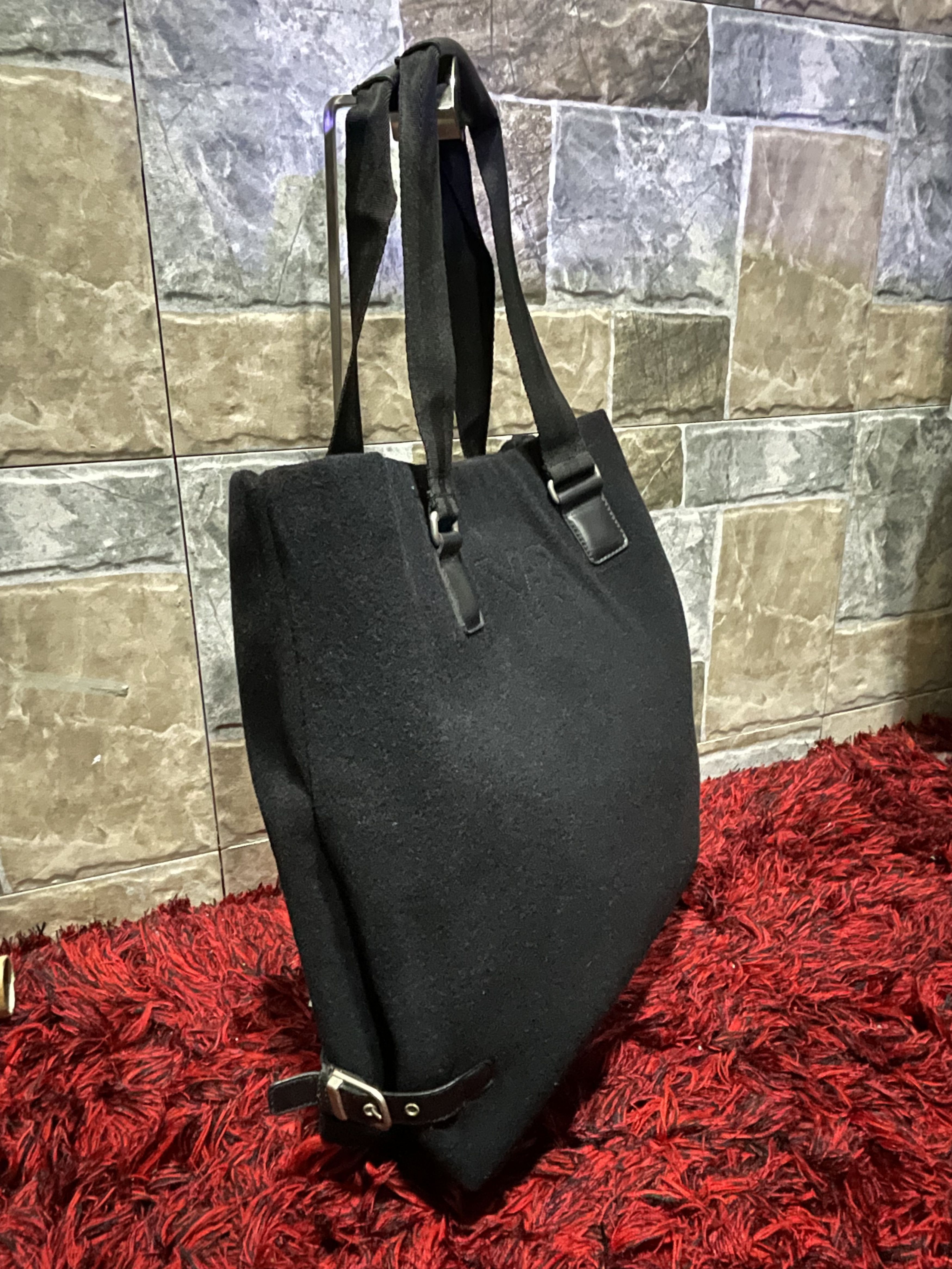 Adidas × Y-3 × Yohji Yamamoto Adidas x Y-3 Yohji Yamamoto Wool Tote Bag Size ONE SIZE - 2 Thumbnail