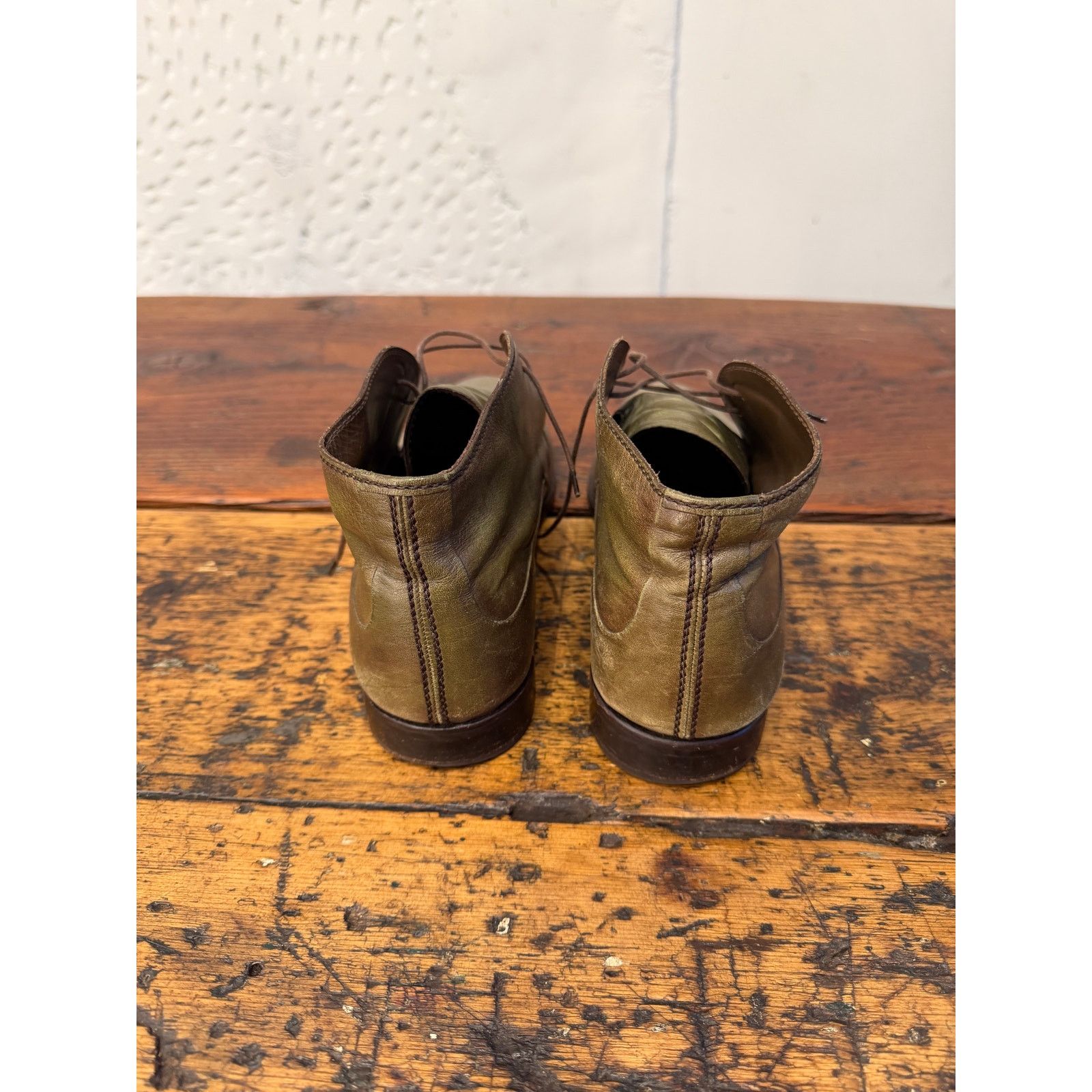Berluti Berluti Green Leather Chukka Boots Size US 8 / EU 41 - 3 Thumbnail