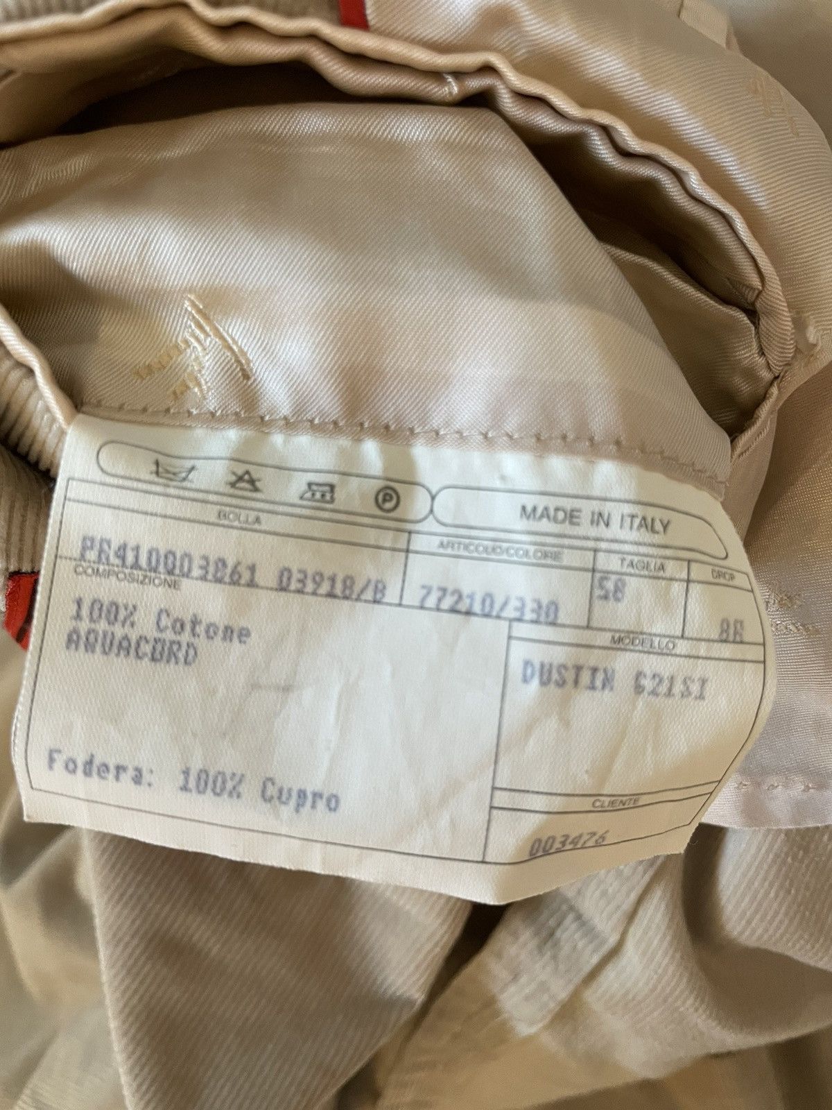 Isaia Deconstructed Patch Pocket Corduroy Jacket Size 48R - 6 Thumbnail