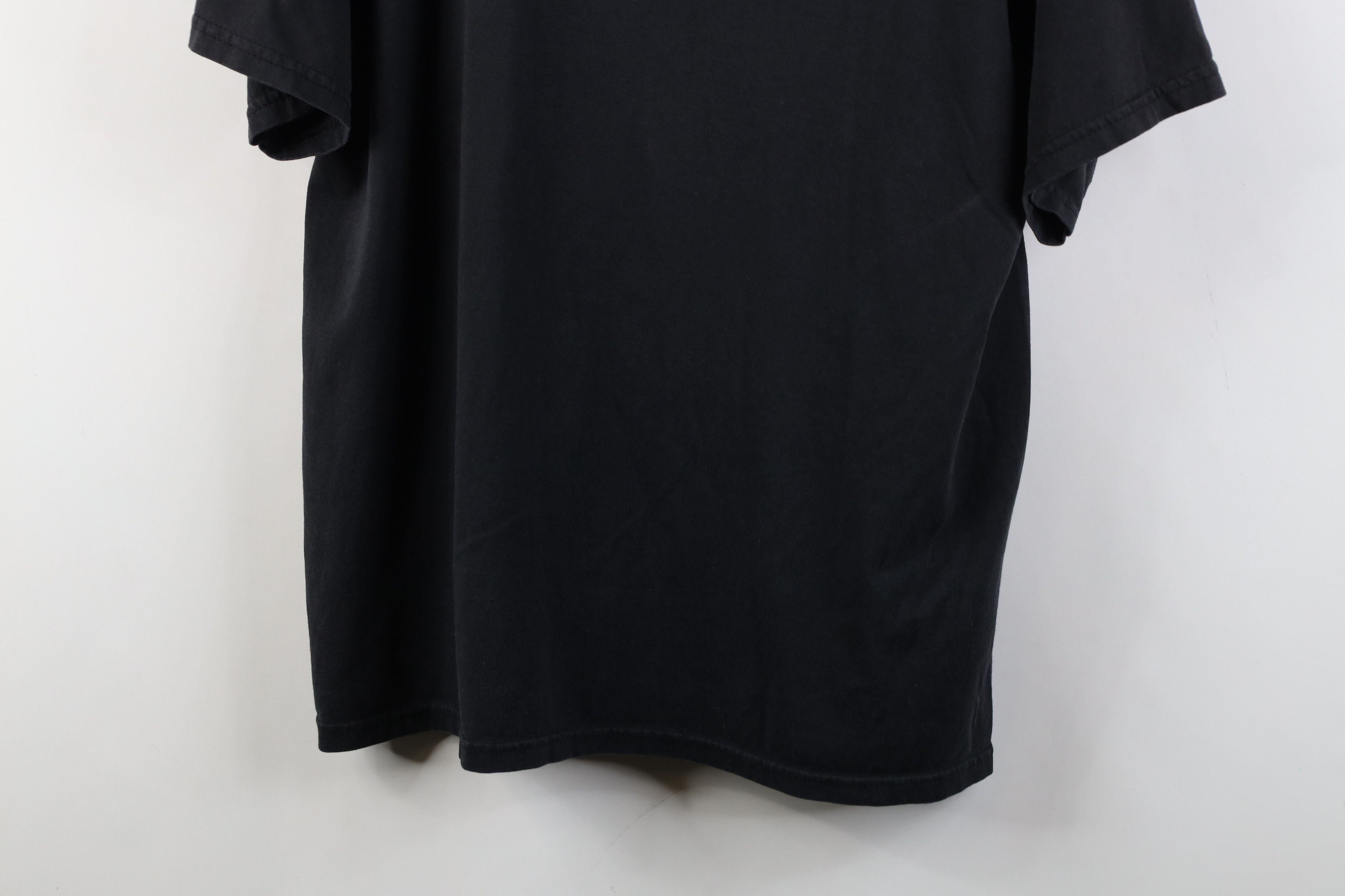 Hanes Vintage 90s Y2K Hanes Heavyweight Short Sleeve T-Shirt Black Size US L / EU 52-54 / 3 - 3 Thumbnail