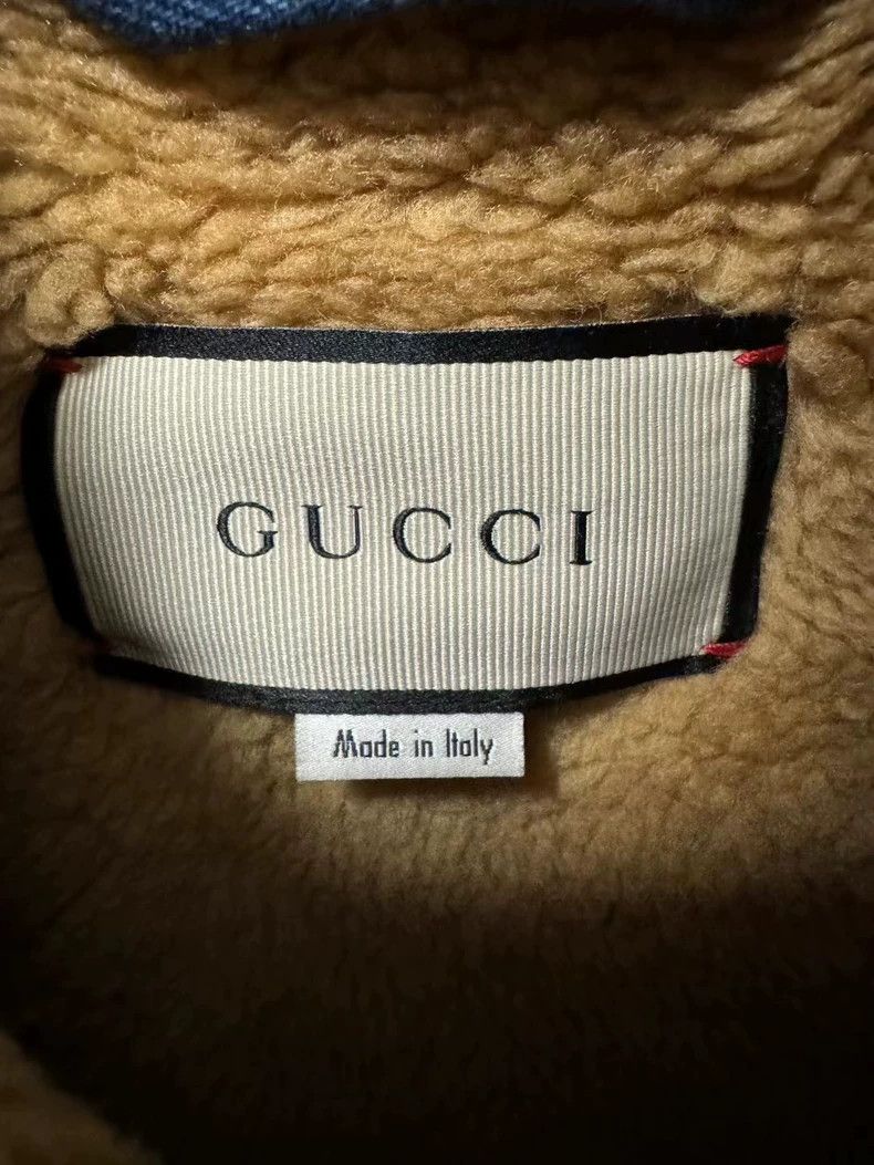Gucci Gucci Lamb cashmere blue denim jacket 2501-Nextarrow Size US S / EU 44-46 / 1 - 3 Thumbnail