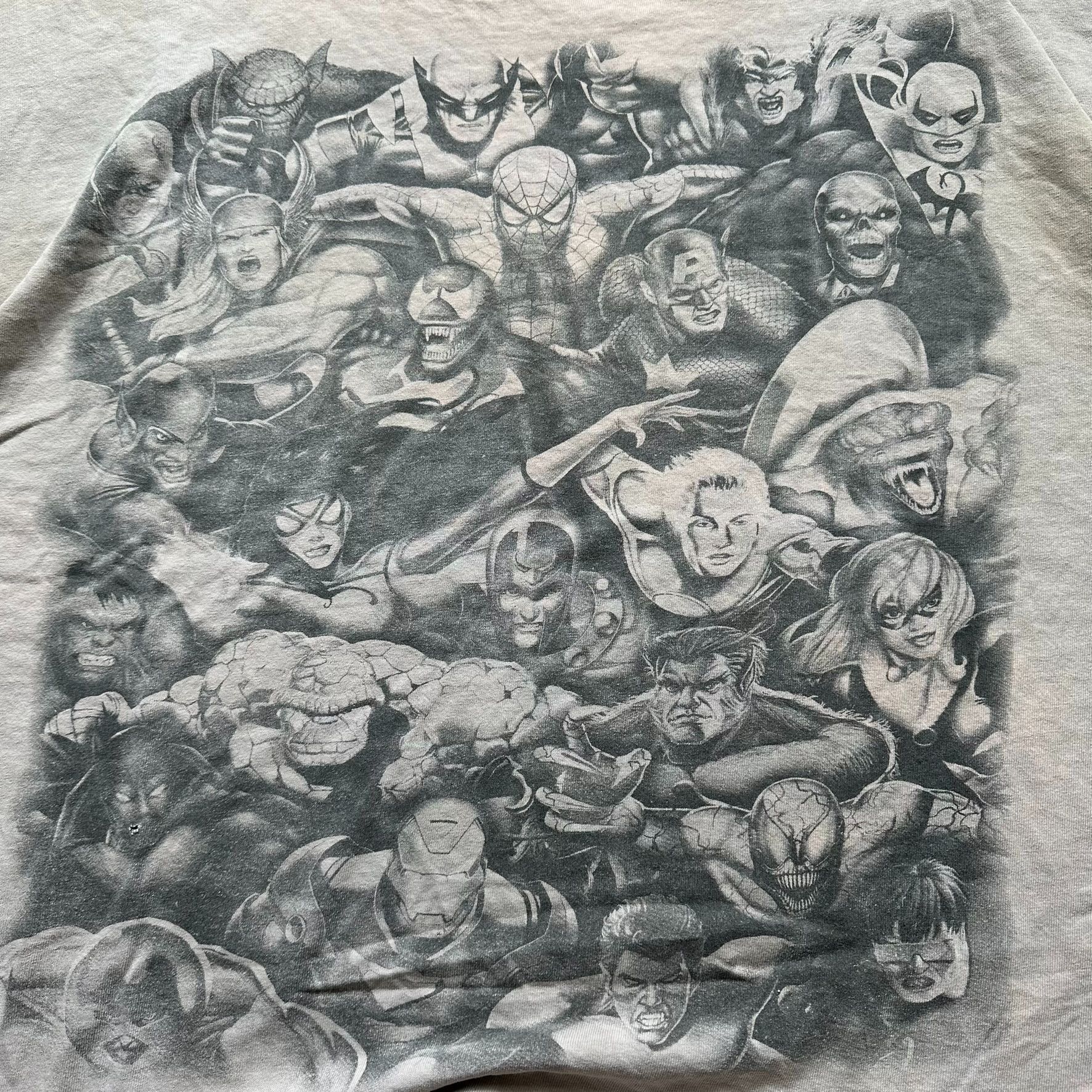 Marvel Comics Vintage Y2K Marvel Comics Characters T-Shirt Big Print MCU A Size US XXL / EU 58 / 5 - 2 Thumbnail