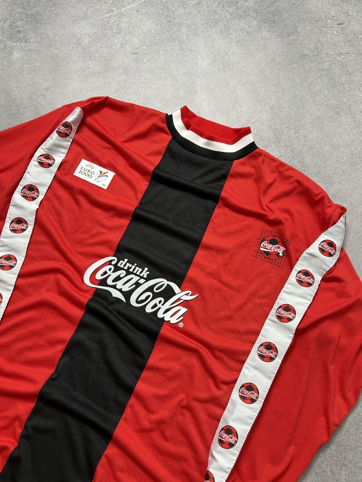 Coca Cola Vintage Coca & Cola Euro 2000 Uefa jersey official licensed Size US L / EU 52-54 / 3 - 2 Thumbnail